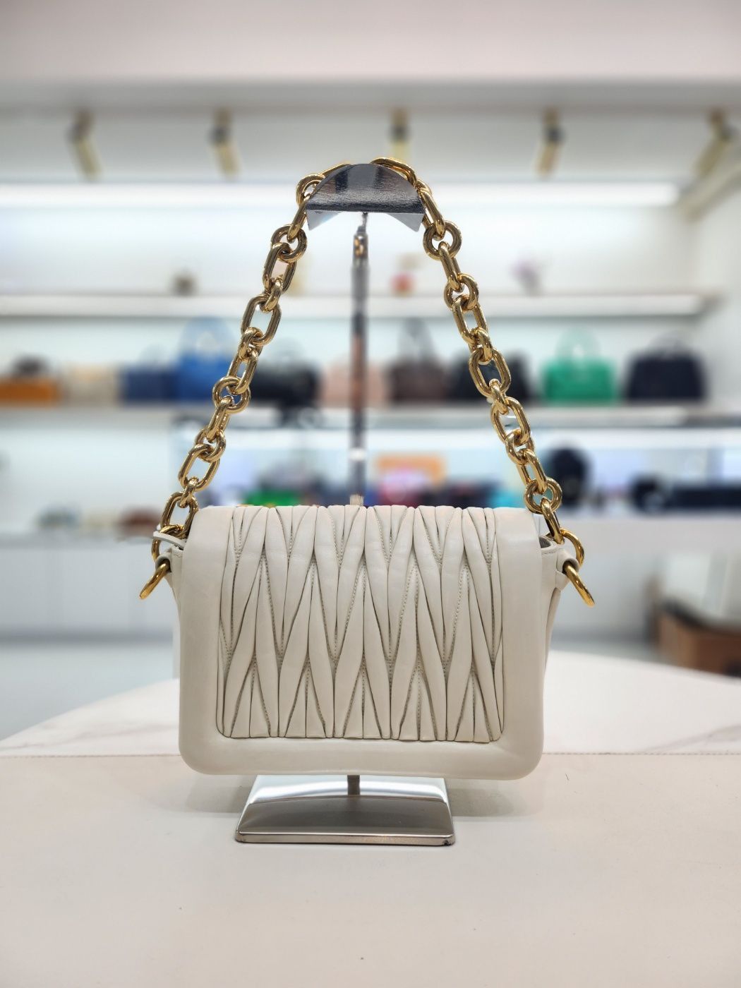 Miu Miu Nappa Leather Shoulder Bag Size ONE SIZE - 6 Thumbnail