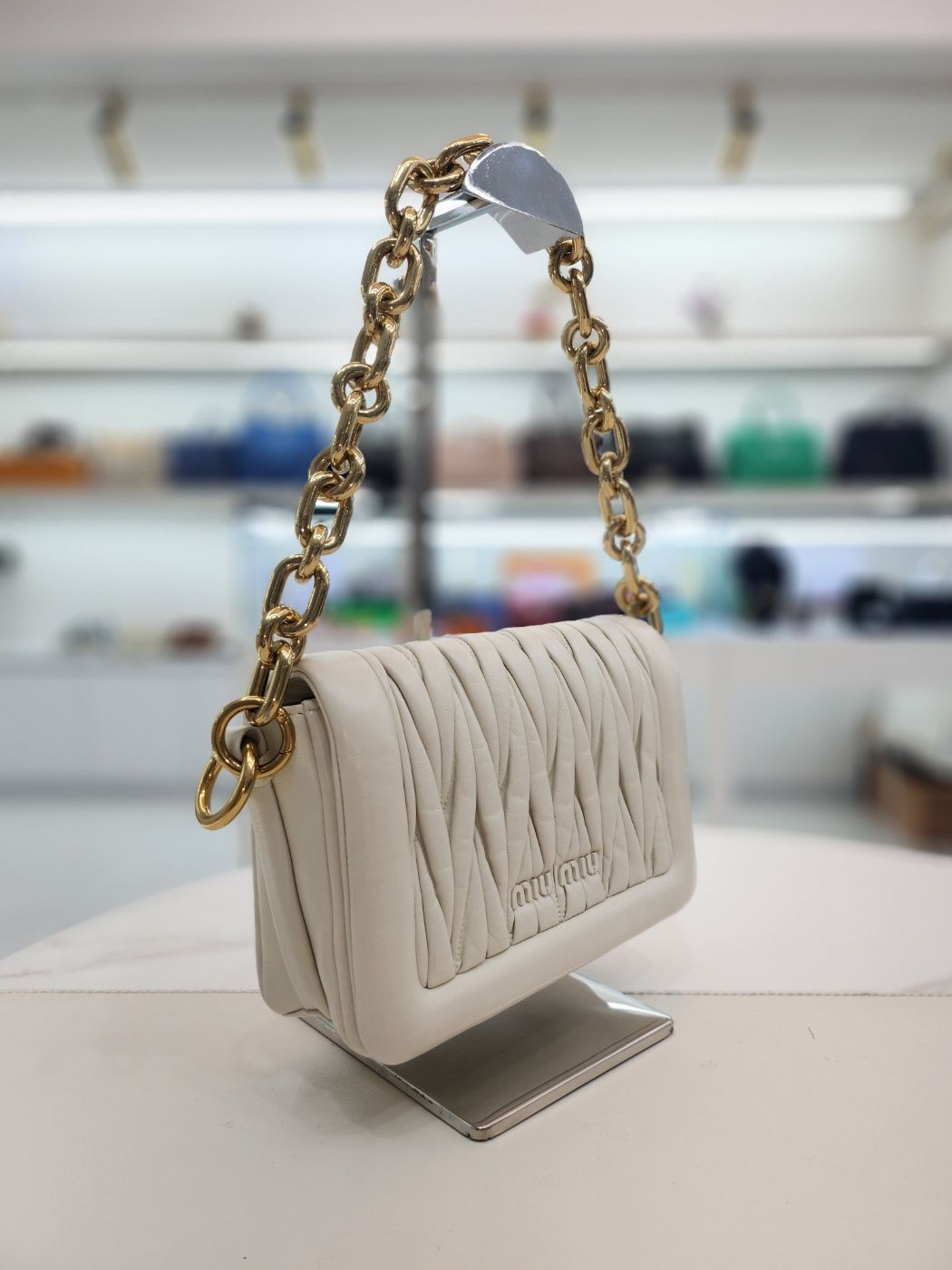 Miu Miu Nappa Leather Shoulder Bag Size ONE SIZE - 13 Thumbnail