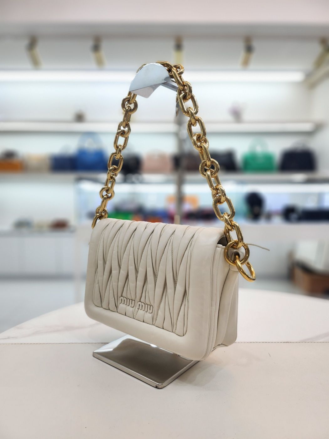 Miu Miu Nappa Leather Shoulder Bag Size ONE SIZE - 4 Thumbnail