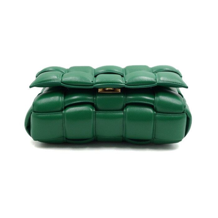 Bottega Veneta Green Intrecciato Padded Cassette Crossbody Bag Size ONE SIZE - 7 Thumbnail