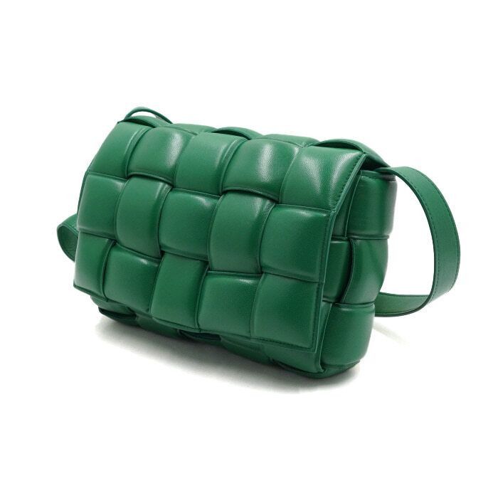 Bottega Veneta Green Intrecciato Padded Cassette Crossbody Bag Size ONE SIZE - 2 Thumbnail