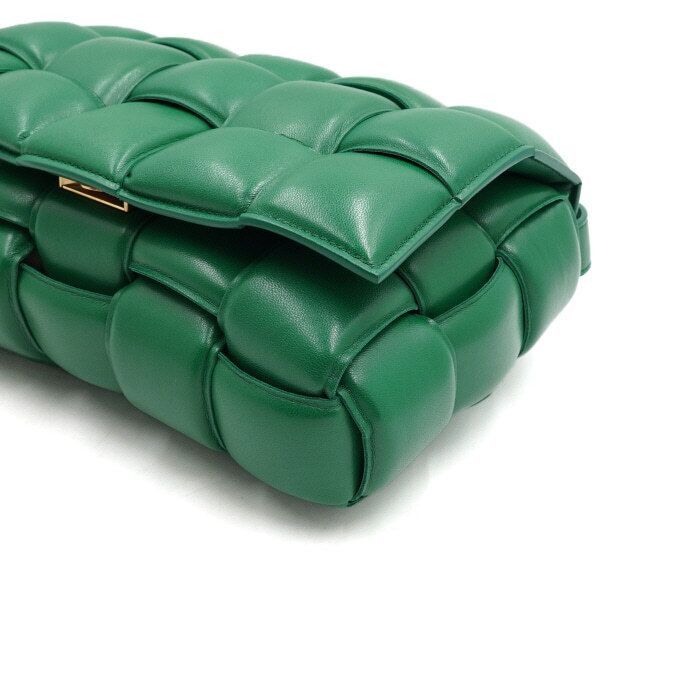 Bottega Veneta Green Intrecciato Padded Cassette Crossbody Bag Size ONE SIZE - 8 Thumbnail