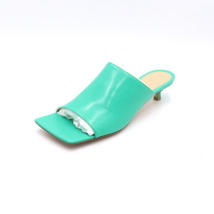 Bottega Veneta Lambskin Stretch Women's Mule Sandals Size US 7 / IT 37 - 2 Thumbnail
