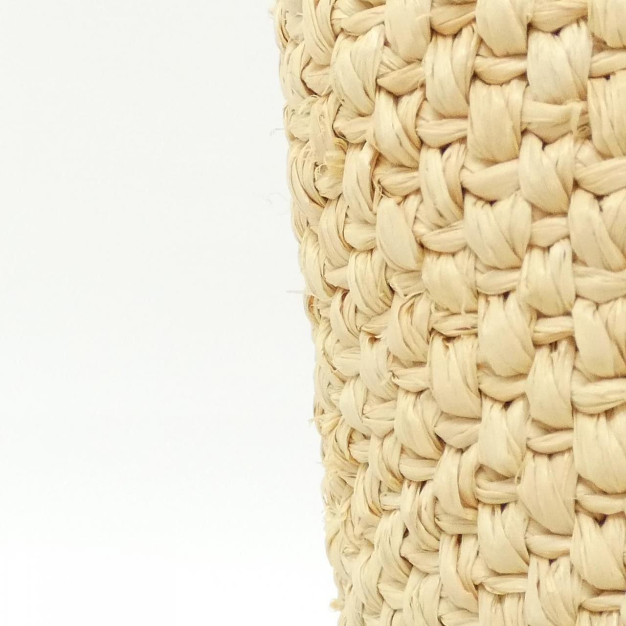 Celine Celine Celine Supple Classic Panier Raffia Calf Bag Plant-based Tote Bag 114352FF7 DUTY FREE for USA Size ONE SIZE - 5 Thumbnail