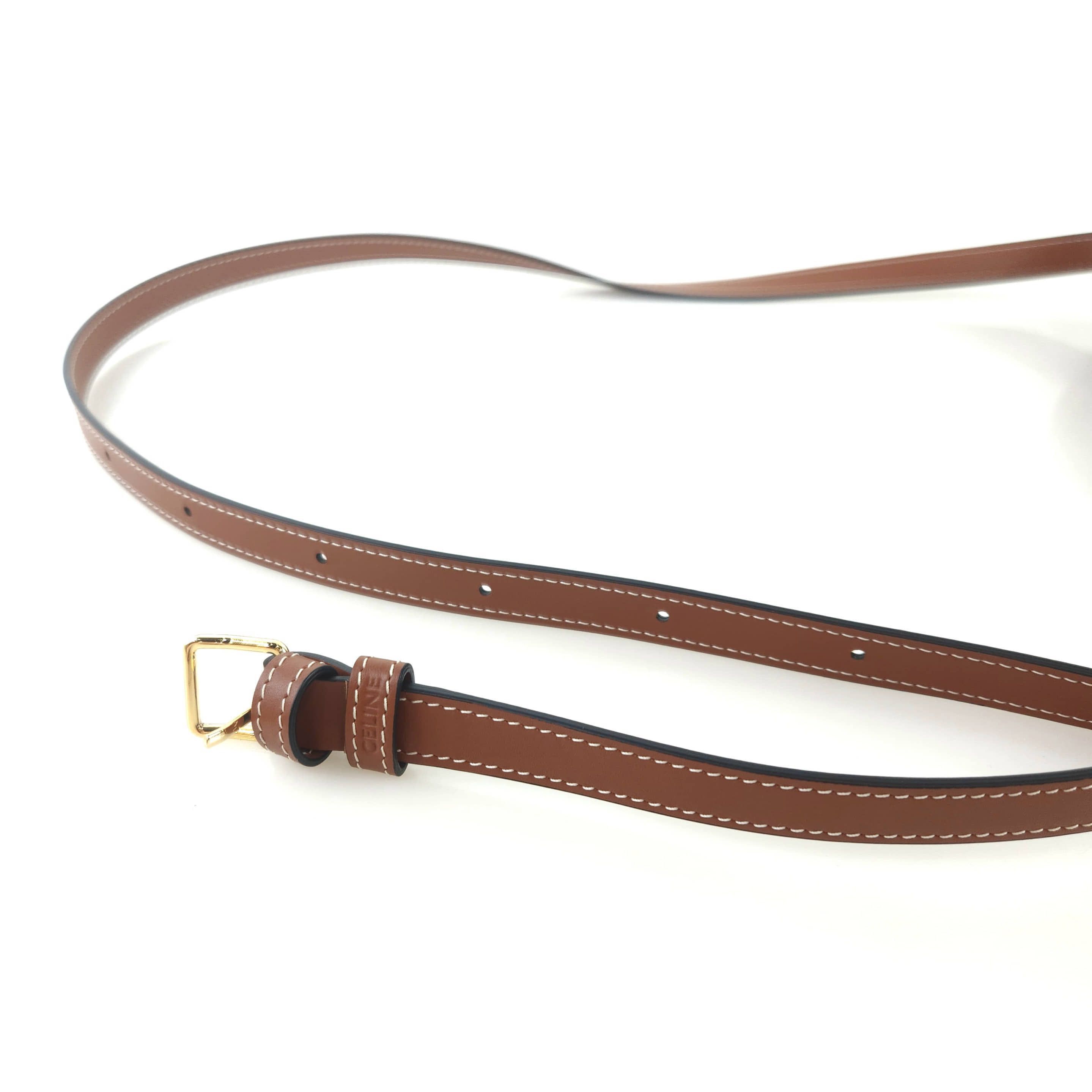 Celine Triomphe Canvas Tin Triomphe Shoulder Bag Crossbody Size ONE SIZE - 5 Thumbnail