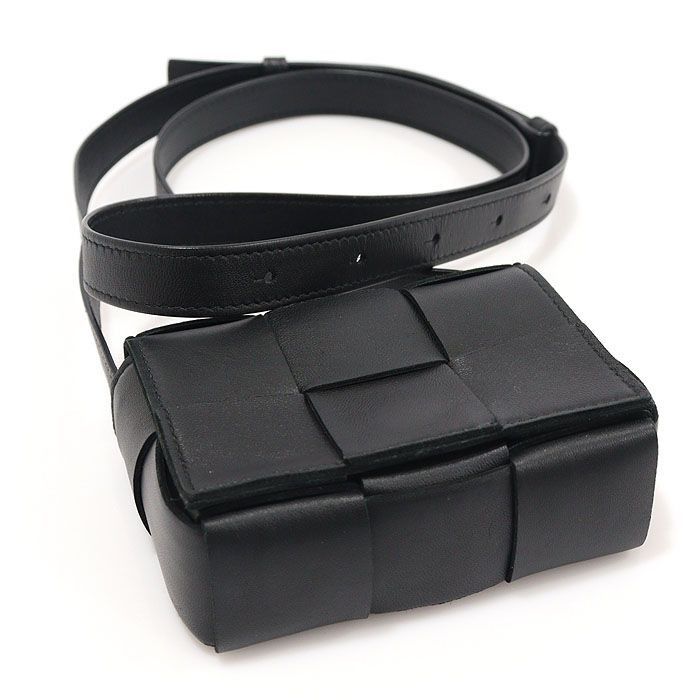 Bottega Veneta Black Intrecciato Weaving Candy Cassette Mini Crossbody Bag Size ONE SIZE - 4 Thumbnail