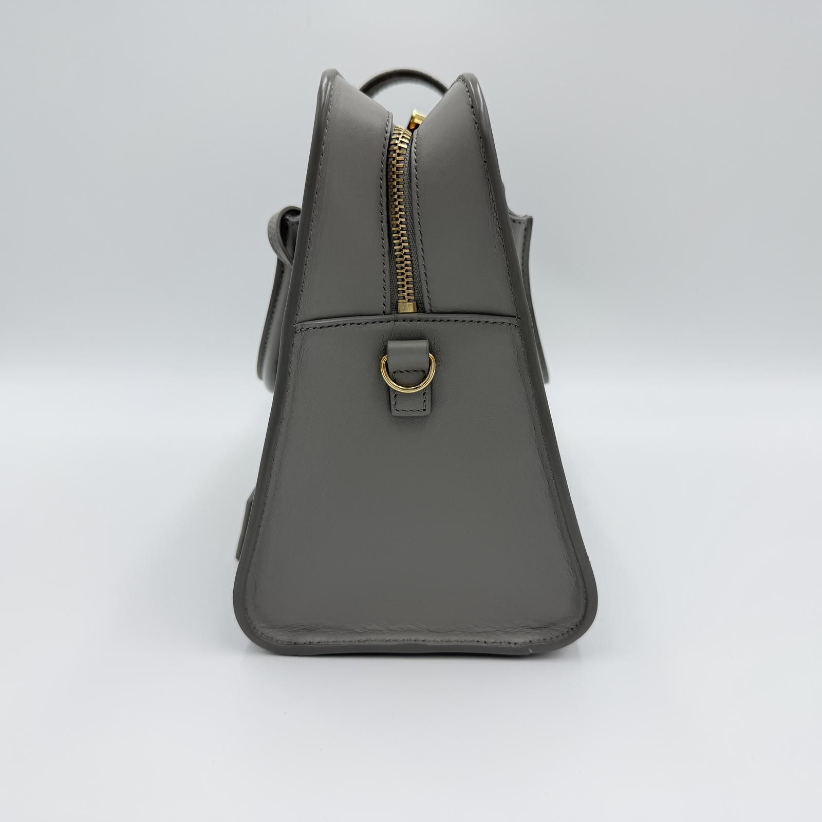 Yves Saint Laurent Gray Cabas Small Tote Shoulder Bag Size ONE SIZE - 4 Thumbnail