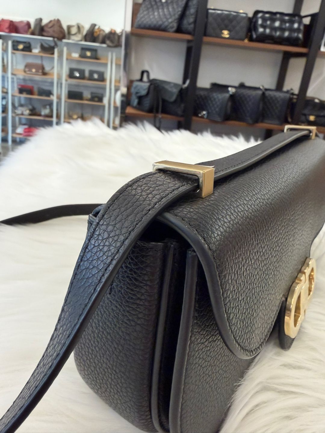 Salvatore Ferragamo Double Gancini Crossbody Bag Black Size ONE SIZE - 10 Thumbnail