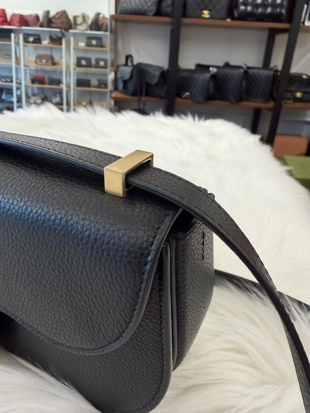 Salvatore Ferragamo Double Gancini Crossbody Bag Black Size ONE SIZE - 9 Thumbnail