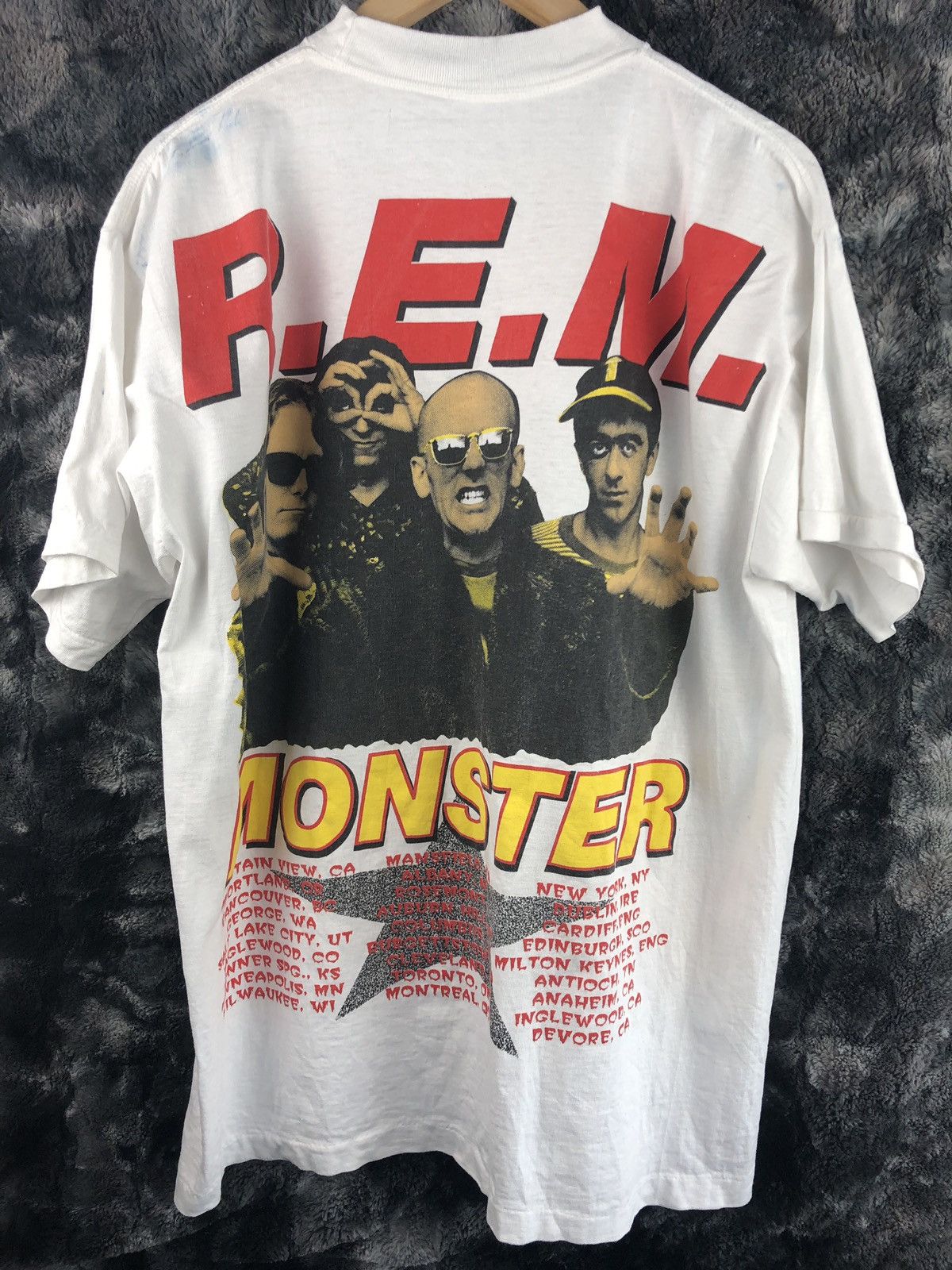 Vintage 1995 R.E.M. Monster Tour Merch | Grailed