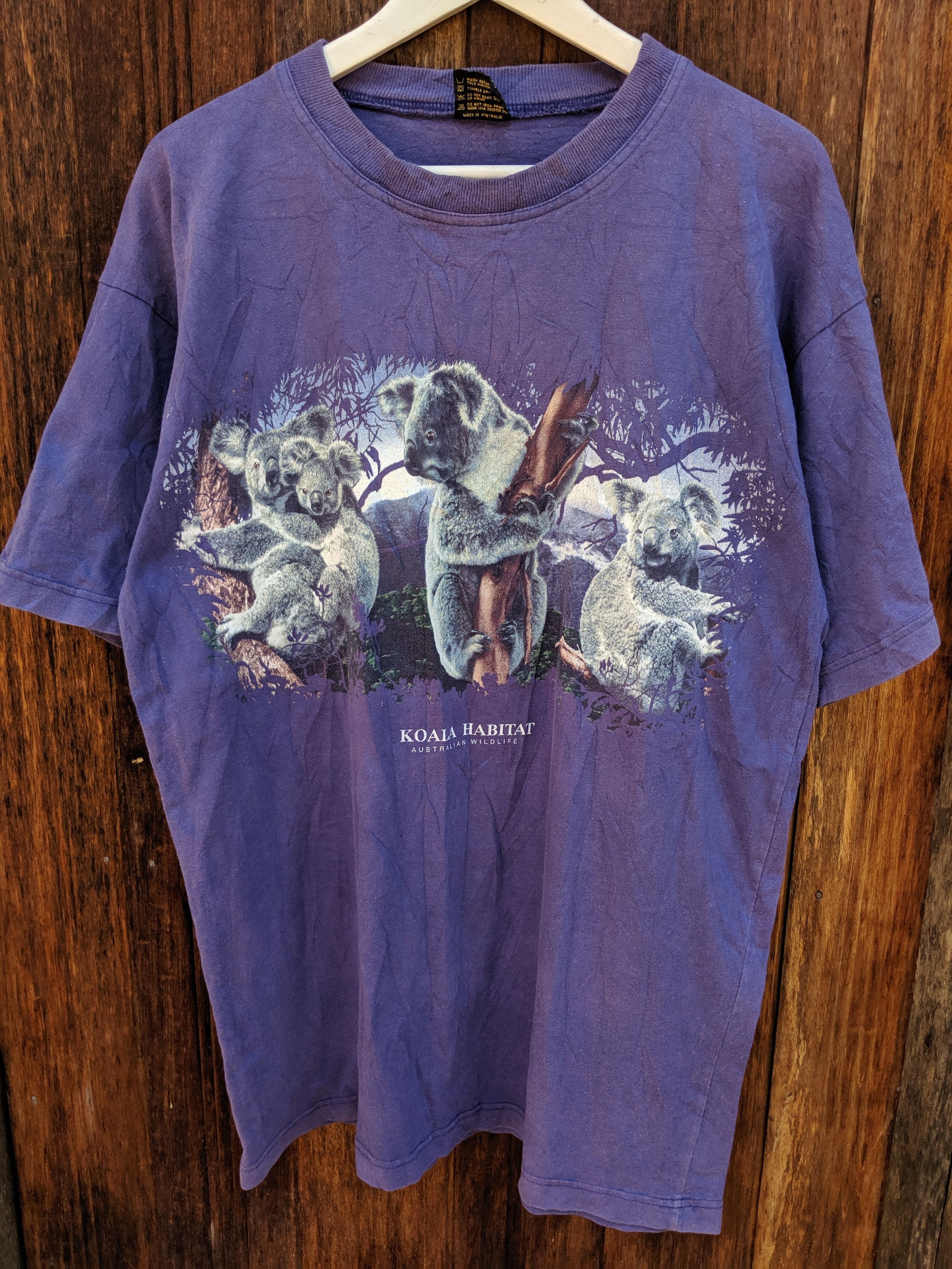 Habitat × Vintage Vintage 90s animal tee Koala Habitat big print Size US L / EU 52-54 / 3 - 1 Thumbnail