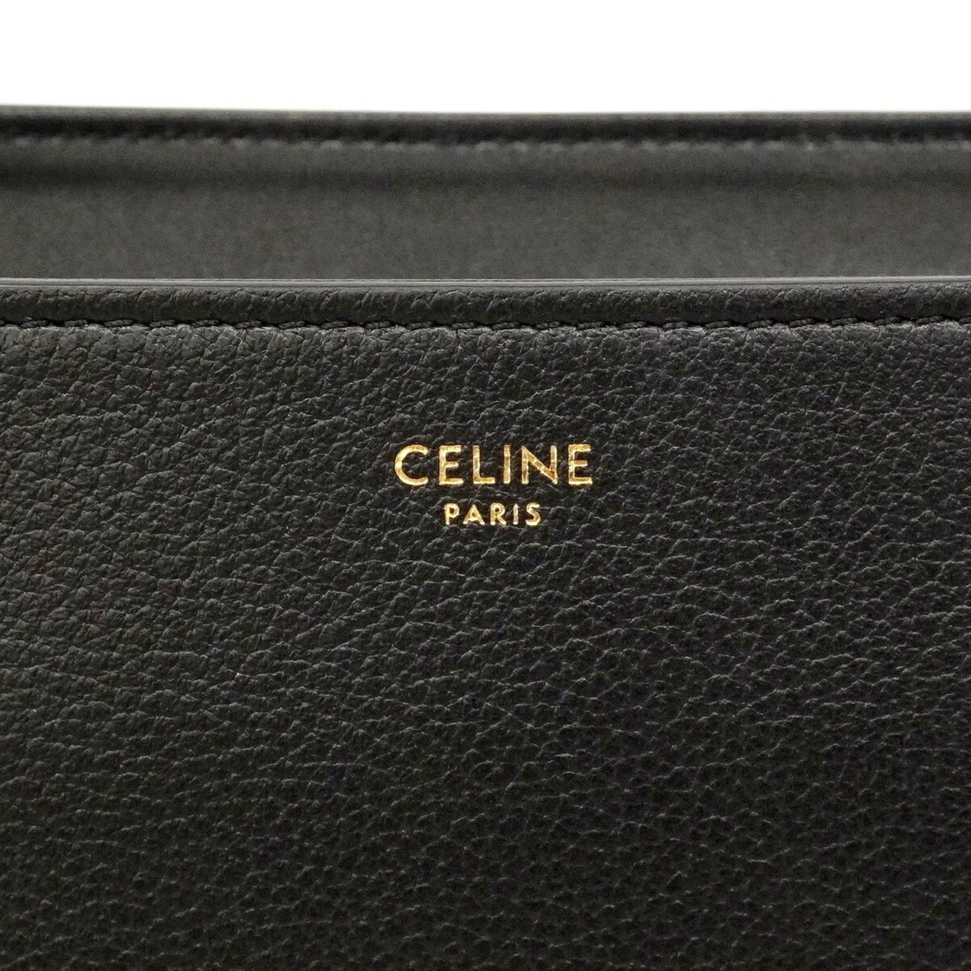Celine Celine Triomphe Nino handbag, leather, black, 2-way bag for women, P3177895 Size ONE SIZE - 5 Thumbnail