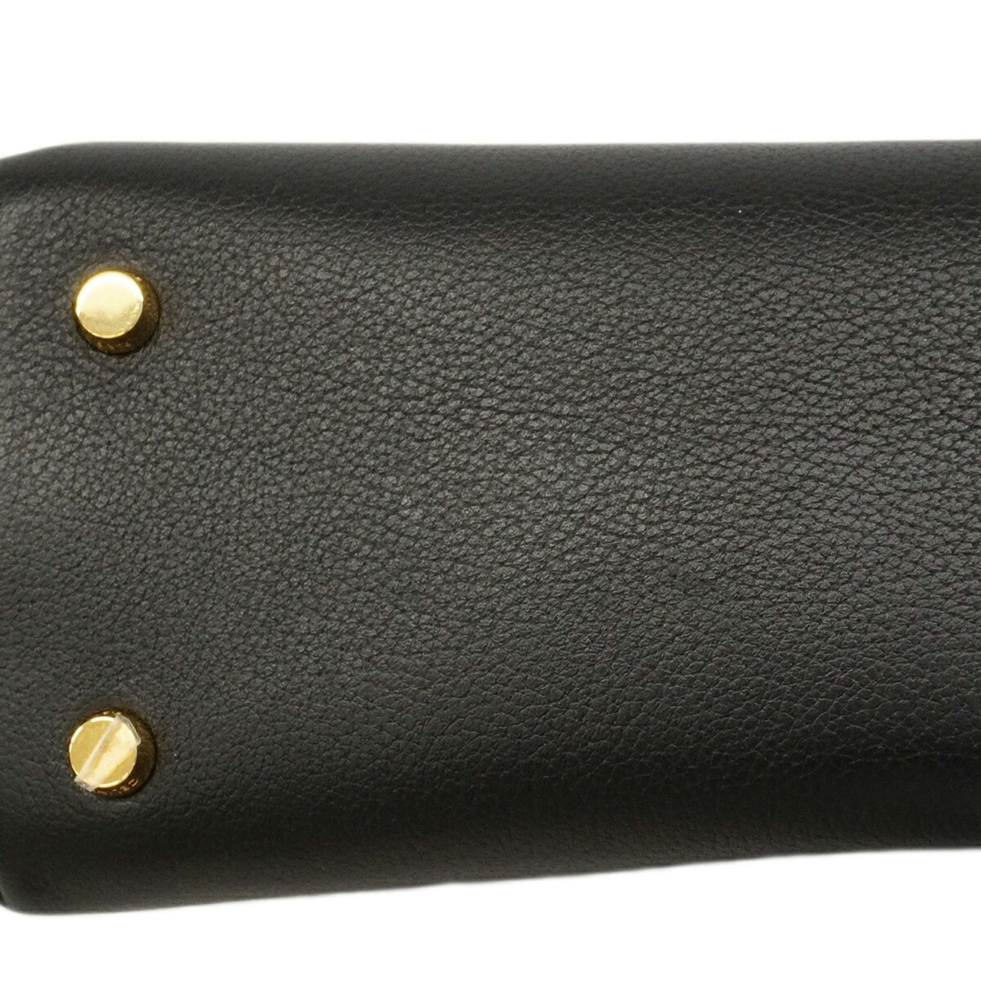 Celine Celine Triomphe Nino handbag, leather, black, 2-way bag for women, P3177895 Size ONE SIZE - 9 Thumbnail