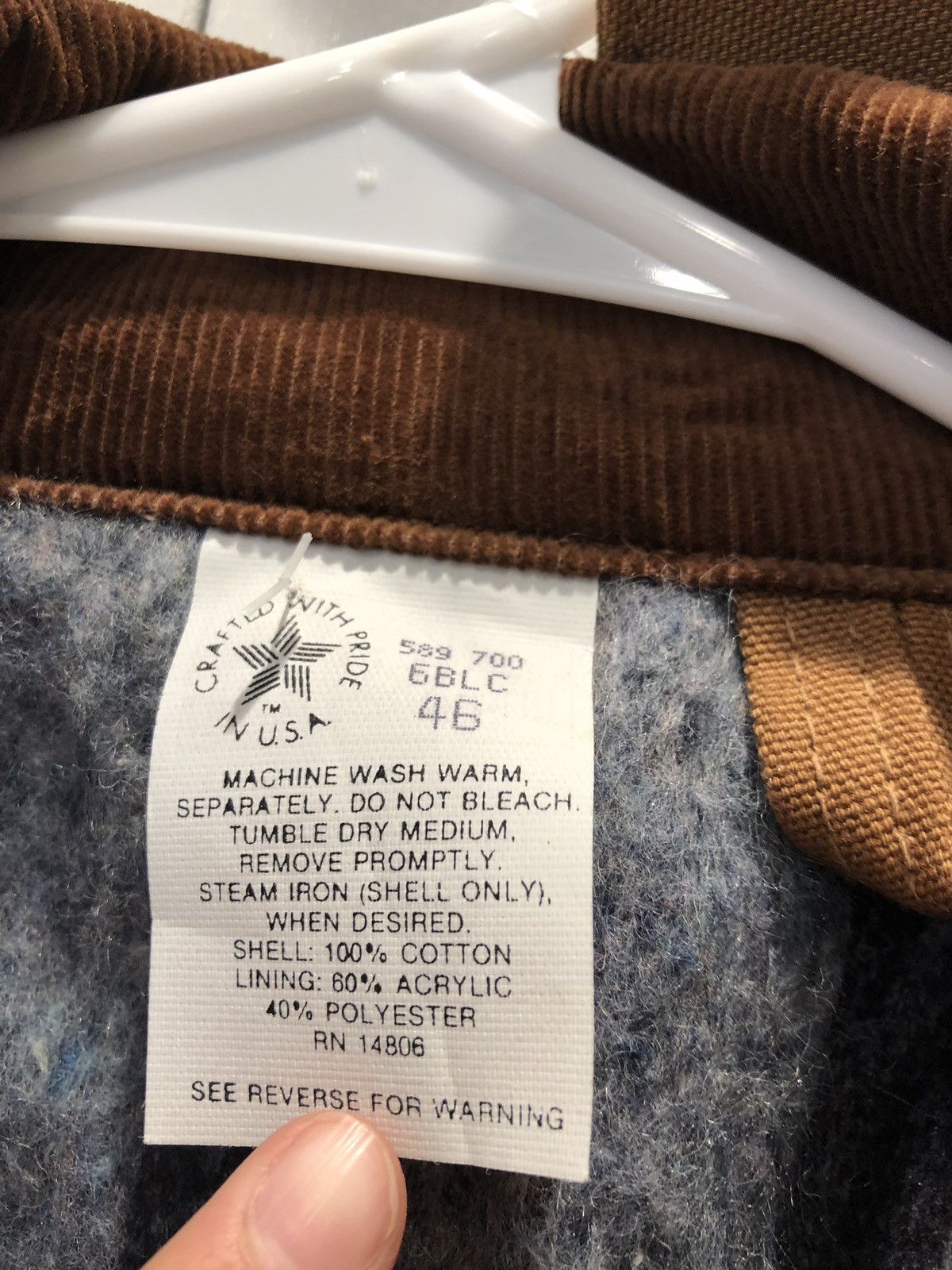 Carhartt Vintage 1989 DSWT Carharrt Coat Size US XL / EU 56 / 4 - 4 Thumbnail