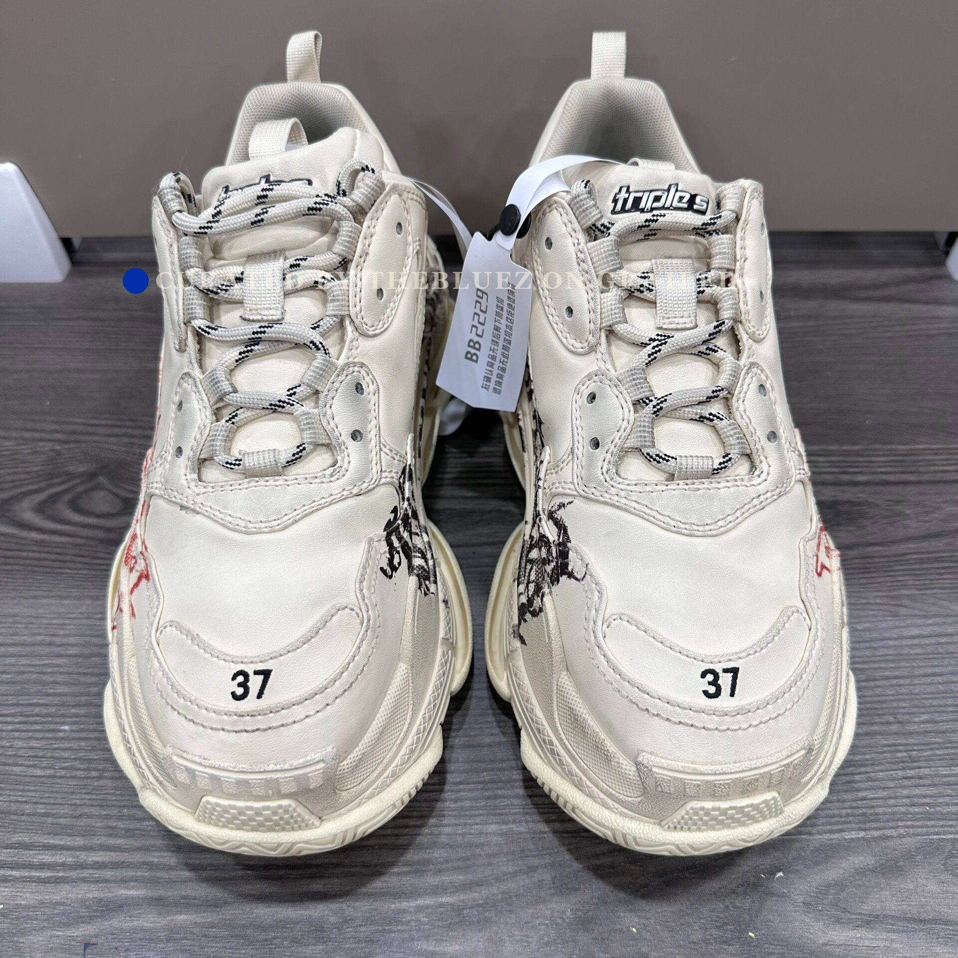 Balenciaga Balenciaga Graffiti Dad Shoes US37 Size US 6 / IT 36 - 2 Thumbnail