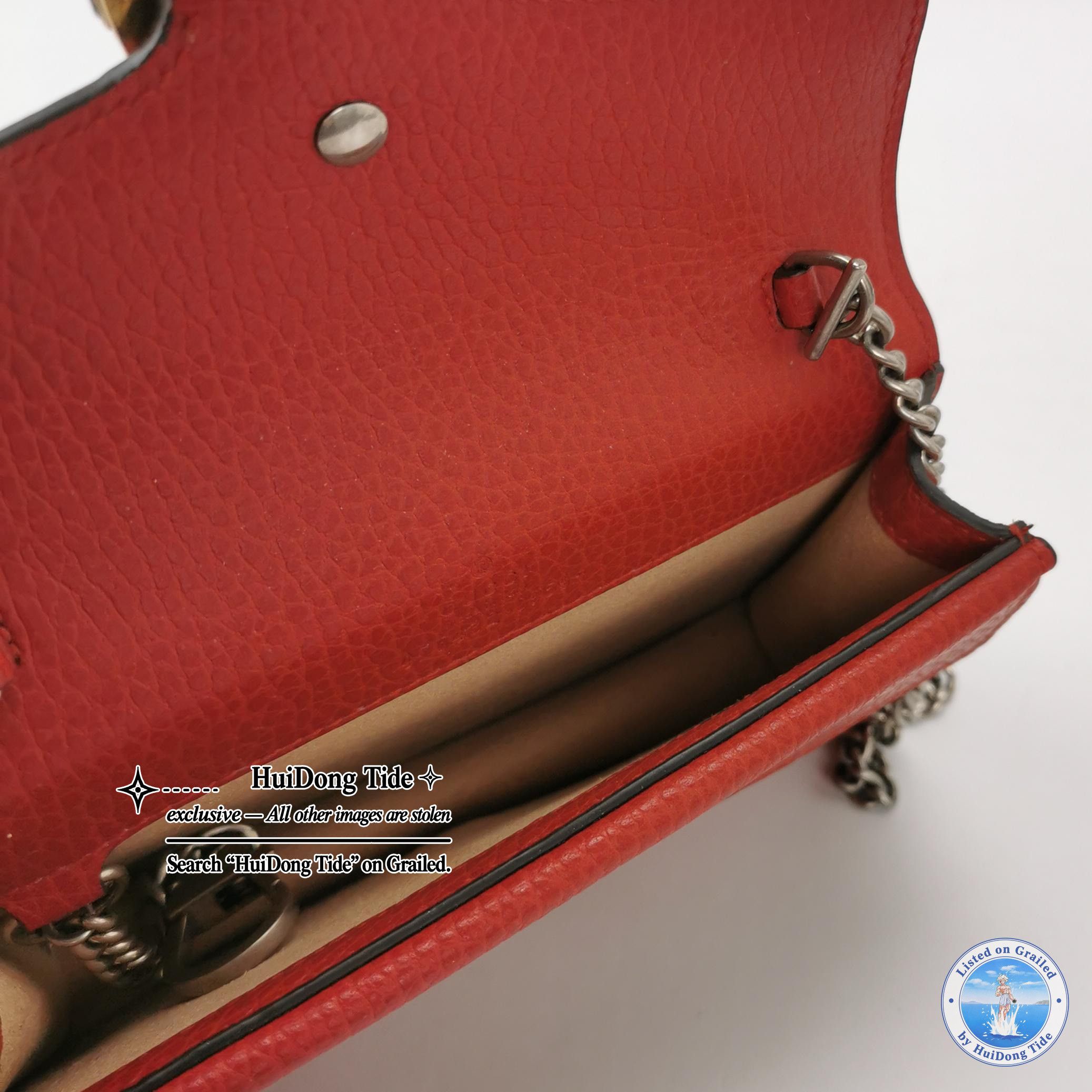 Gucci Gucci Dionysus Leather Crystal Shoulder Bag One Size Size ONE SIZE - 6 Thumbnail