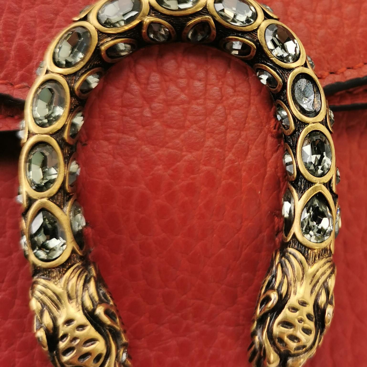 Gucci Gucci Dionysus Leather Crystal Shoulder Bag One Size Size ONE SIZE - 12 Thumbnail