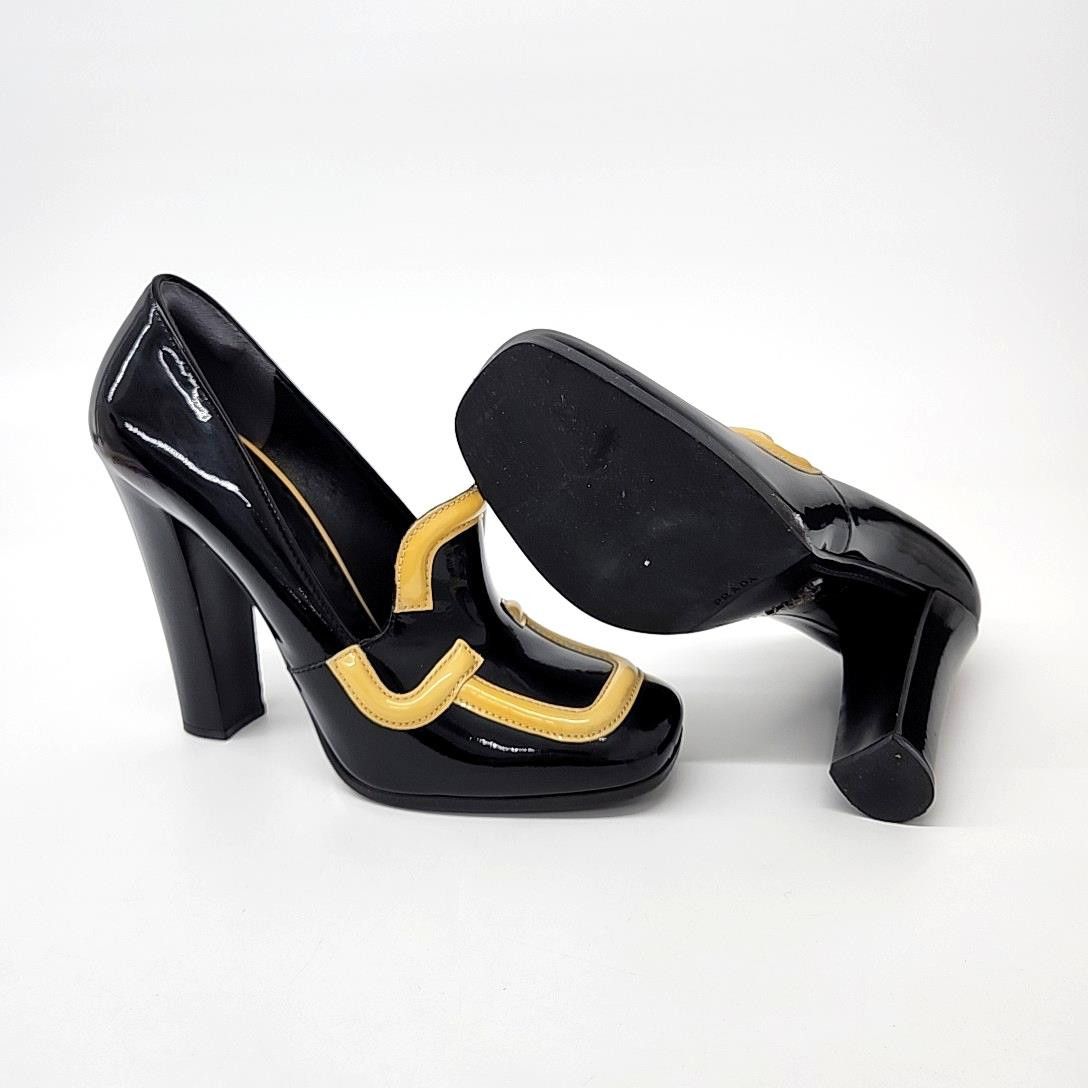 Prada Prada Patent Loafers Size US 7 / IT 37 - 4 Thumbnail