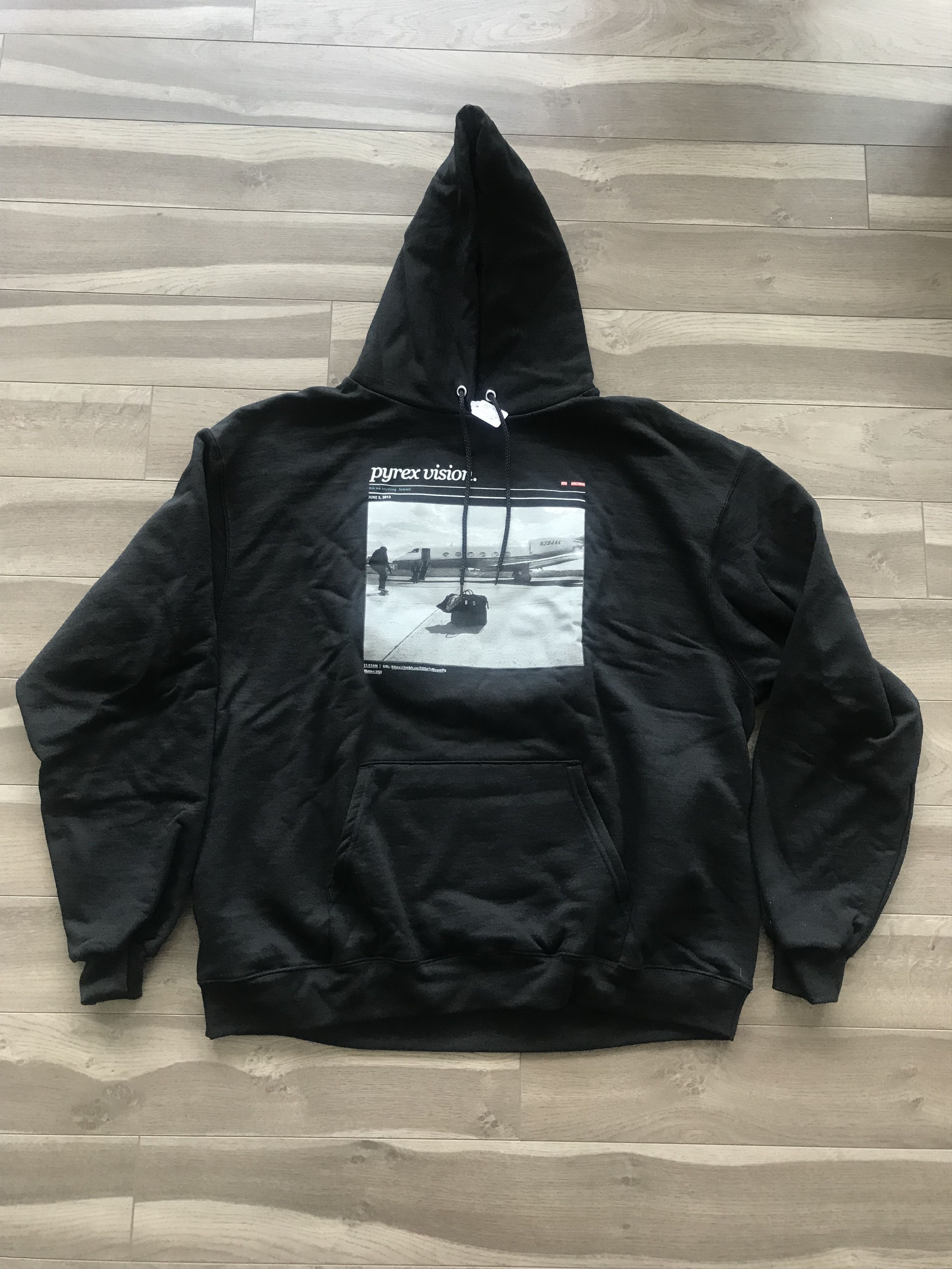 Virgil abloh PYREX vision inspired hoodie Long live Virgil