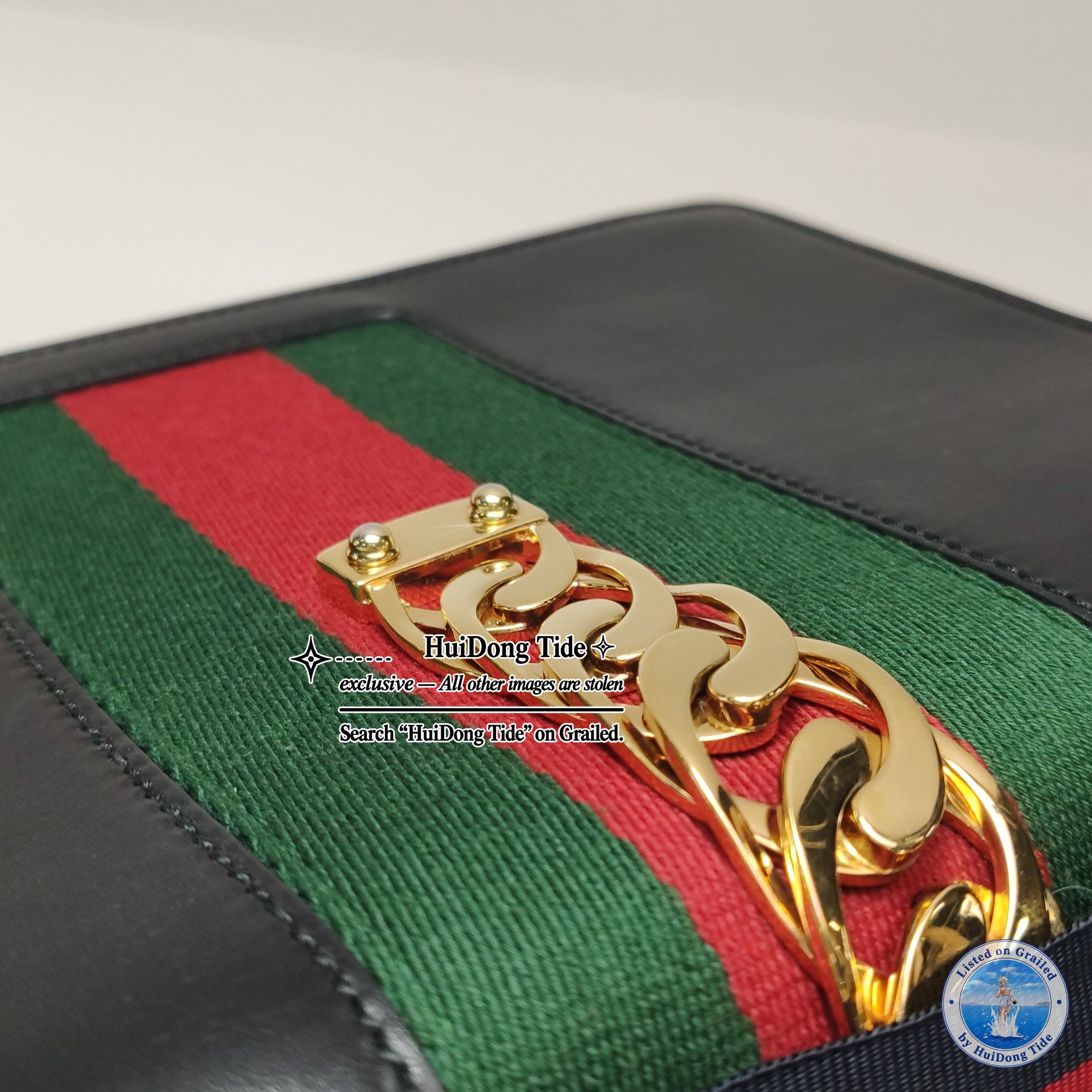 Gucci Gucci Sylvie Small Leather Shoulder Bag Size ONE SIZE - 17 Thumbnail