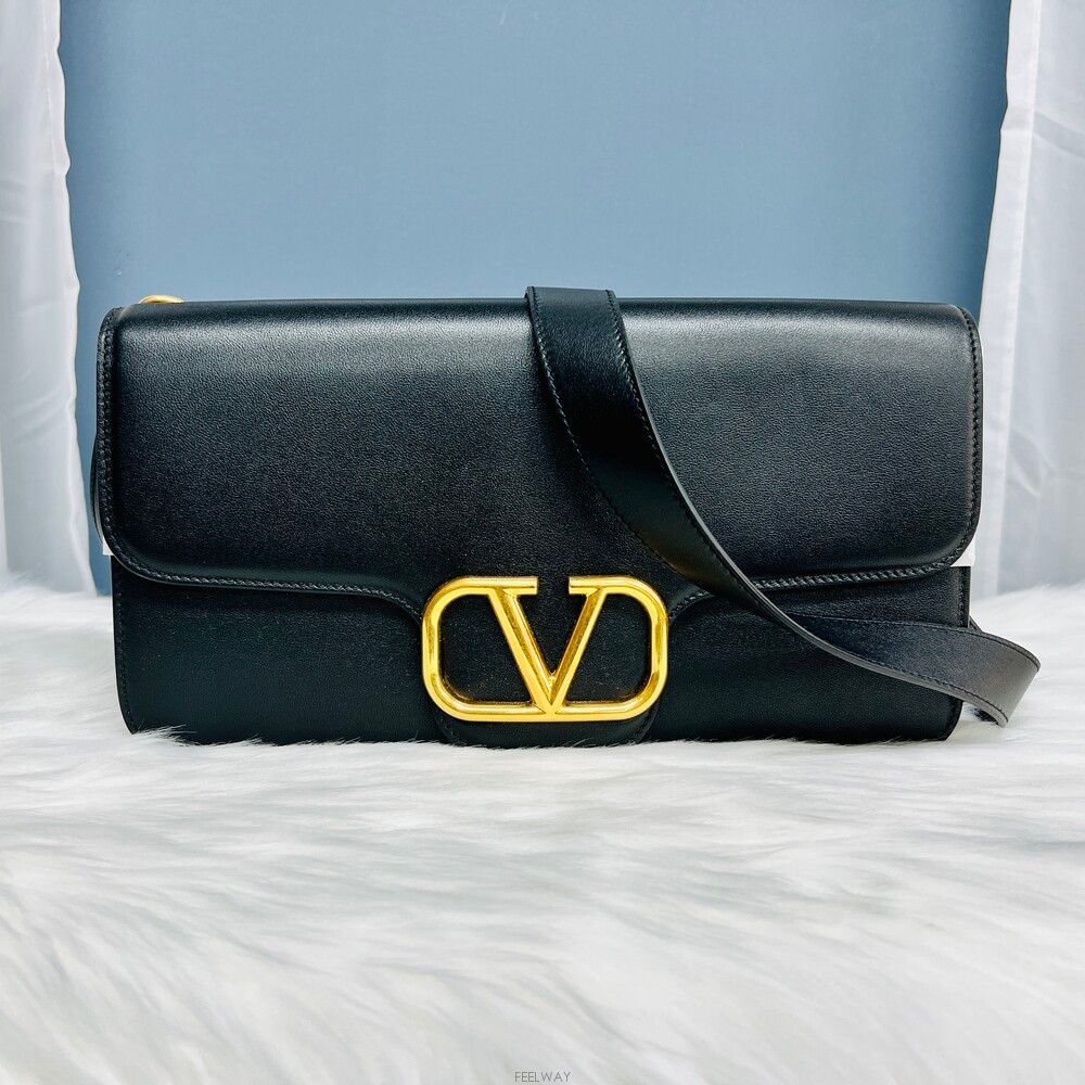 Valentino Logo Signature Loco Men's Messenger Bag Crossbody Size ONE SIZE - 2 Thumbnail