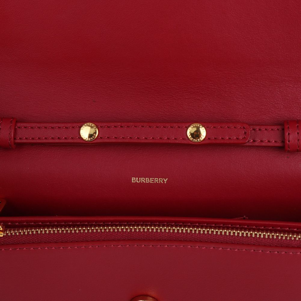 Burberry Vintage Check Red Mini Chain Shoulder Bag Size ONE SIZE - 10 Thumbnail