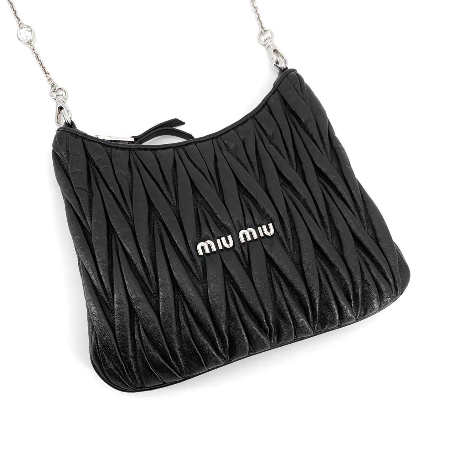 Miu Miu Crystal Chain Crossbody Bag Size ONE SIZE - 2 Thumbnail