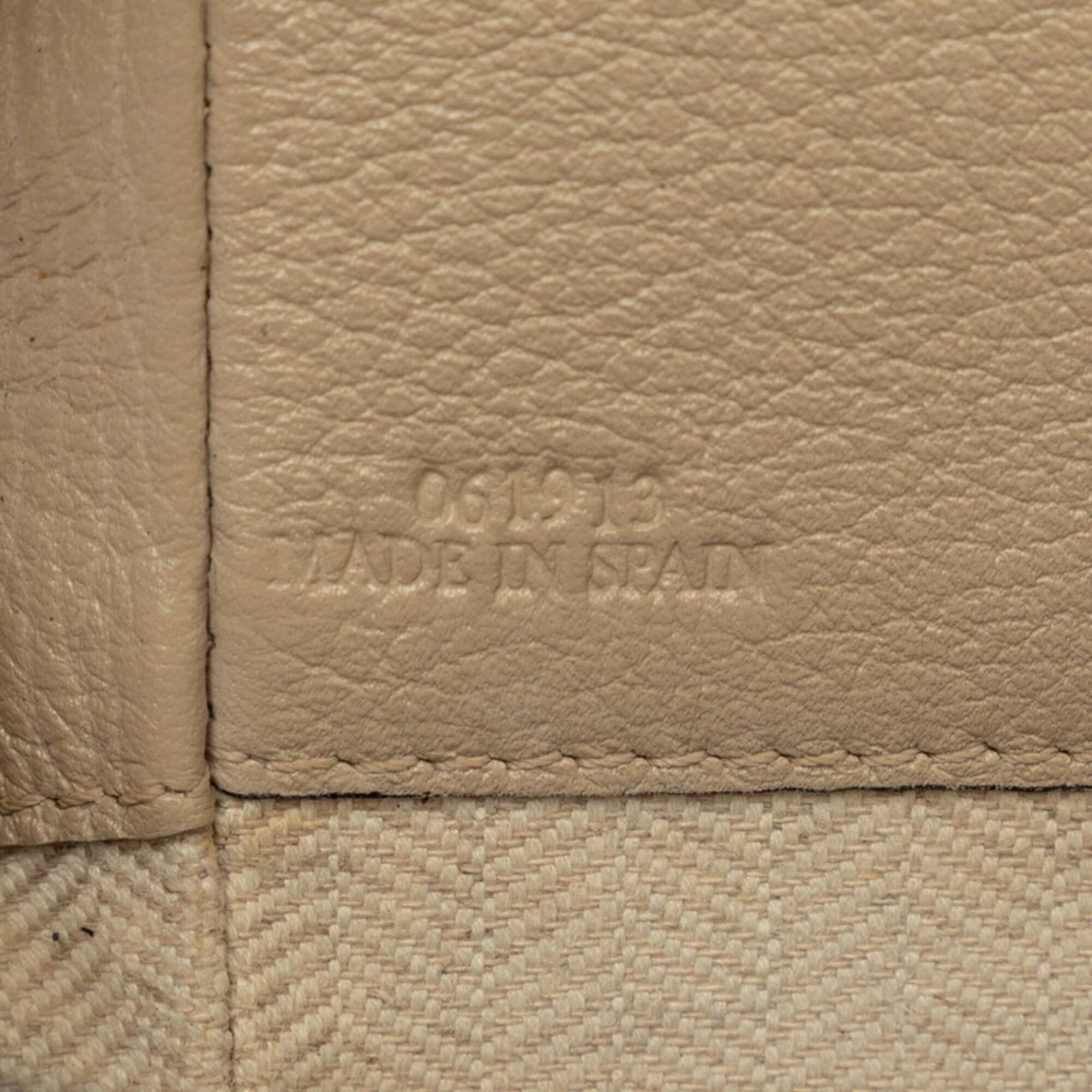 Loewe Loewe Anagram Hammock Mini Handbag Shoulder Bag 2-Way Beige Leather Women's LOEWE Size ONE SIZE - 6 Thumbnail