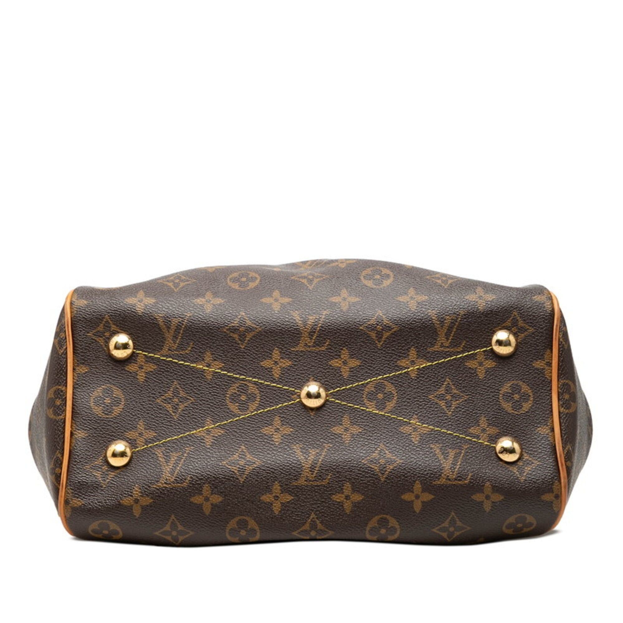 Louis Vuitton Louis Vuitton Monogram Tivoli PM Handbag M40143 Brown Leather Women's LOUIS VUITTON Size ONE SIZE - 3 Thumbnail