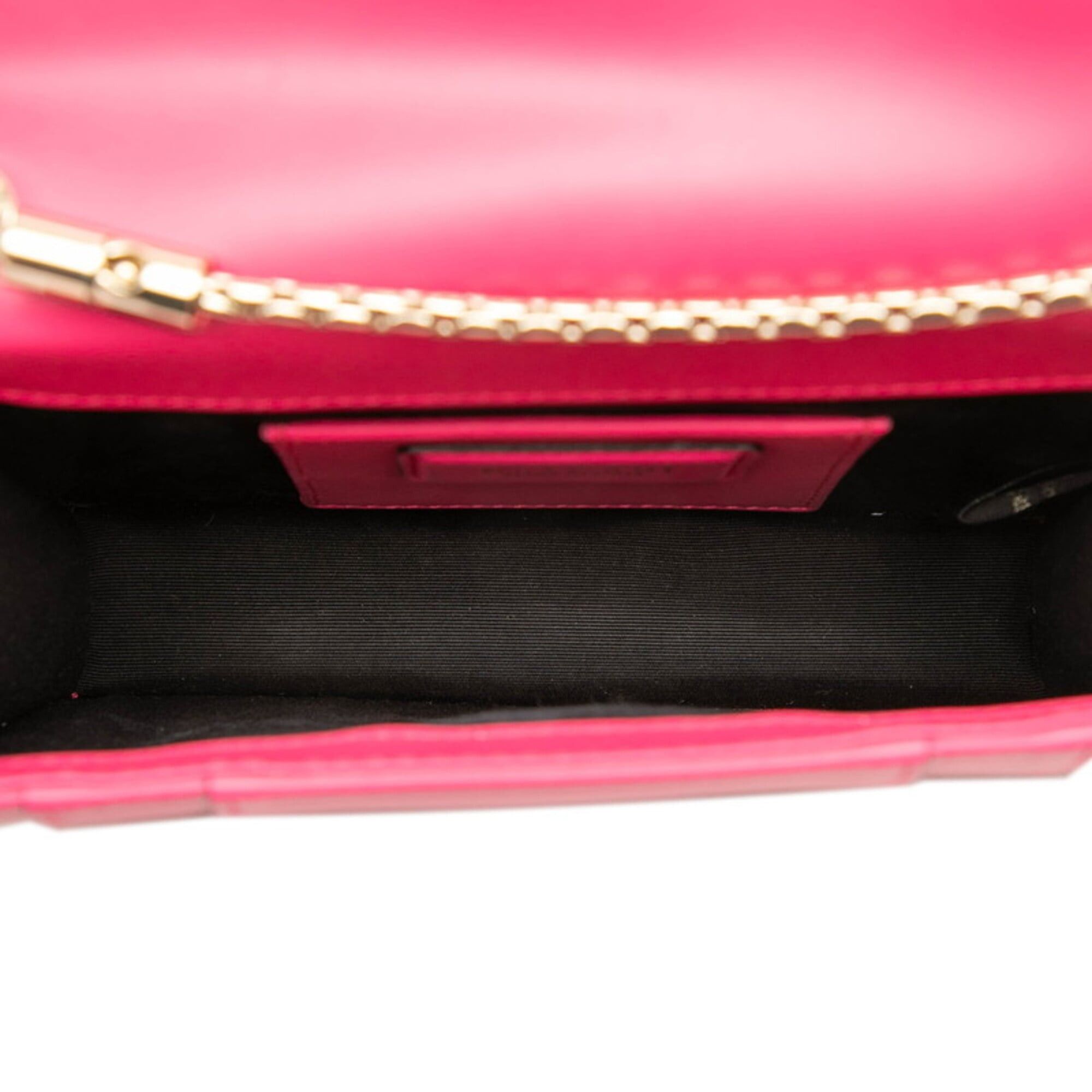 Bvlgari Bulgari Serpenti Forever Crossbody Chain Shoulder Bag, Pink Leather, Women's BVLGARI Size ONE SIZE - 4 Thumbnail