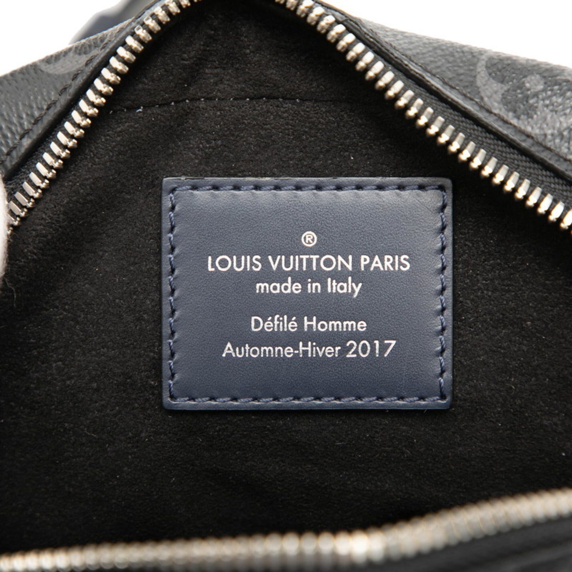Louis Vuitton Louis Vuitton Epi Monogram Eclipse Danube PM Shoulder Bag M53421 Black Navy Gray Leather Women's LOUIS VUITTON Size ONE SIZE - 5 Thumbnail