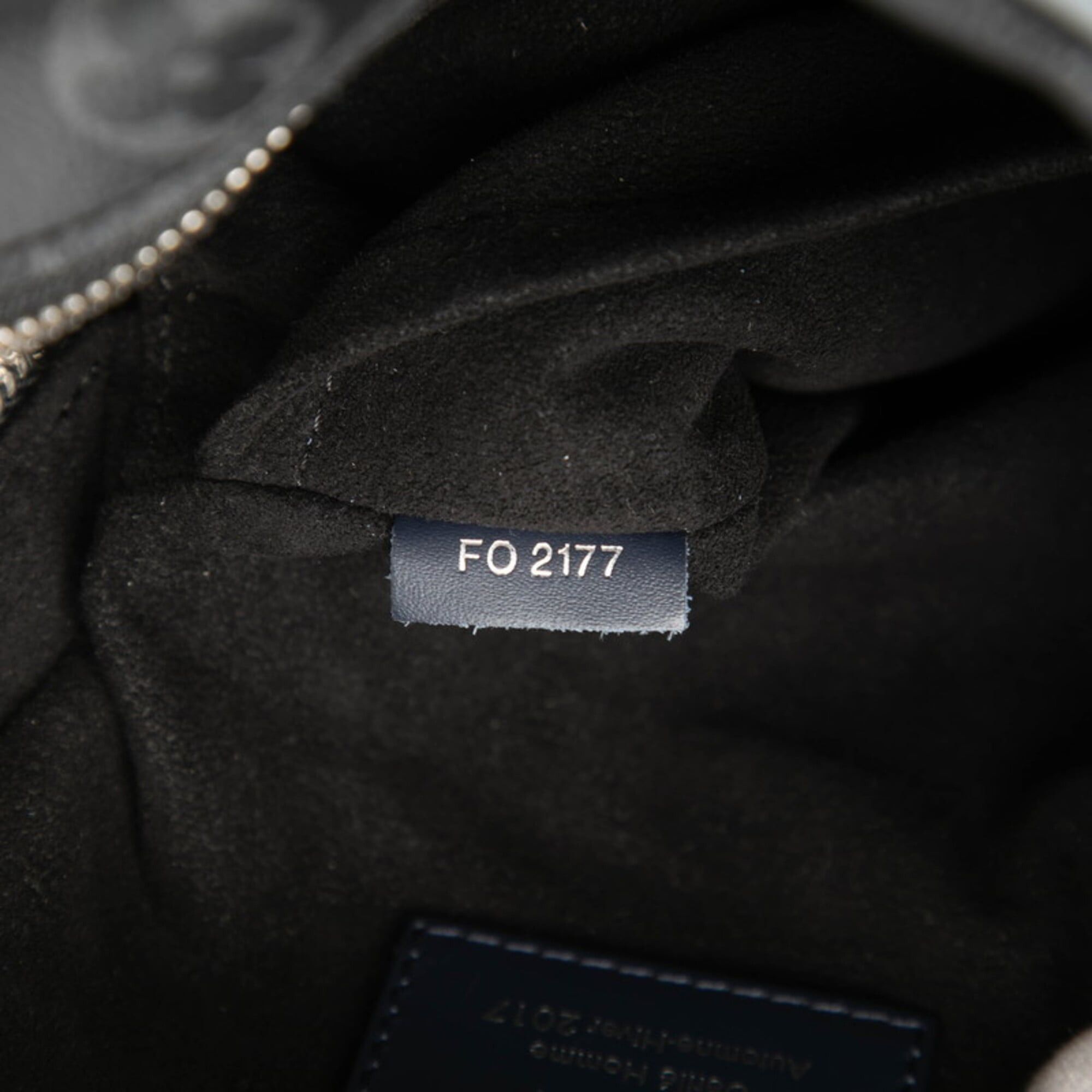 Louis Vuitton Louis Vuitton Epi Monogram Eclipse Danube PM Shoulder Bag M53421 Black Navy Gray Leather Women's LOUIS VUITTON Size ONE SIZE - 6 Thumbnail