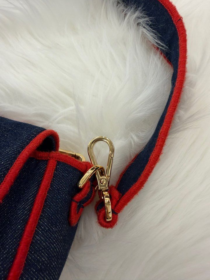 Fendi Baguette Bag Denim Large Size ONE SIZE - 13 Thumbnail