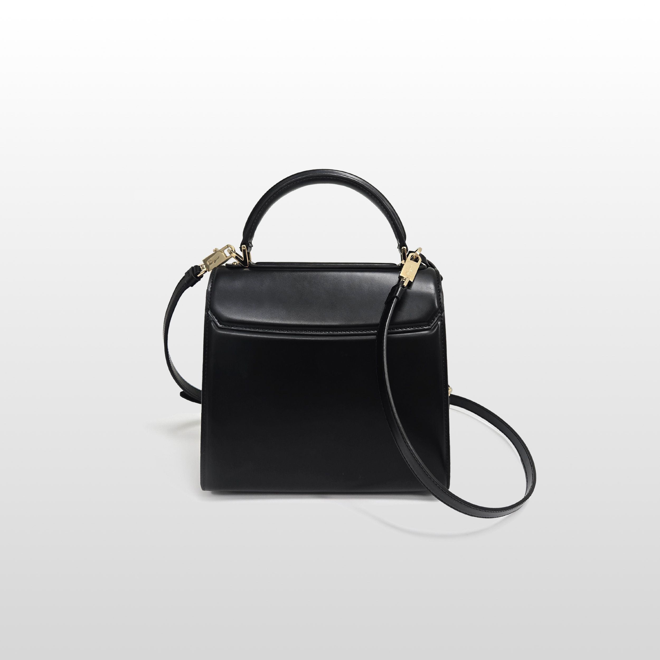 Salvatore Ferragamo Gancini Boxyz Small Top Handle Crossbody Bag Size ONE SIZE - 7 Thumbnail