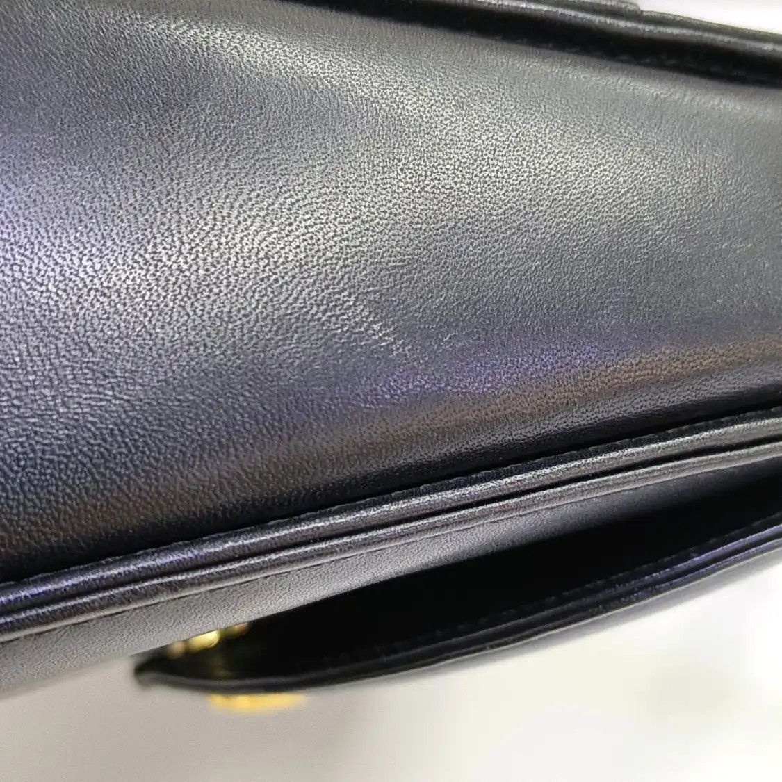 Givenchy GIVENCHY box bag black cowhide leather shoulder bag handbag crossbody gold hardw Size ONE SIZE - 15 Thumbnail