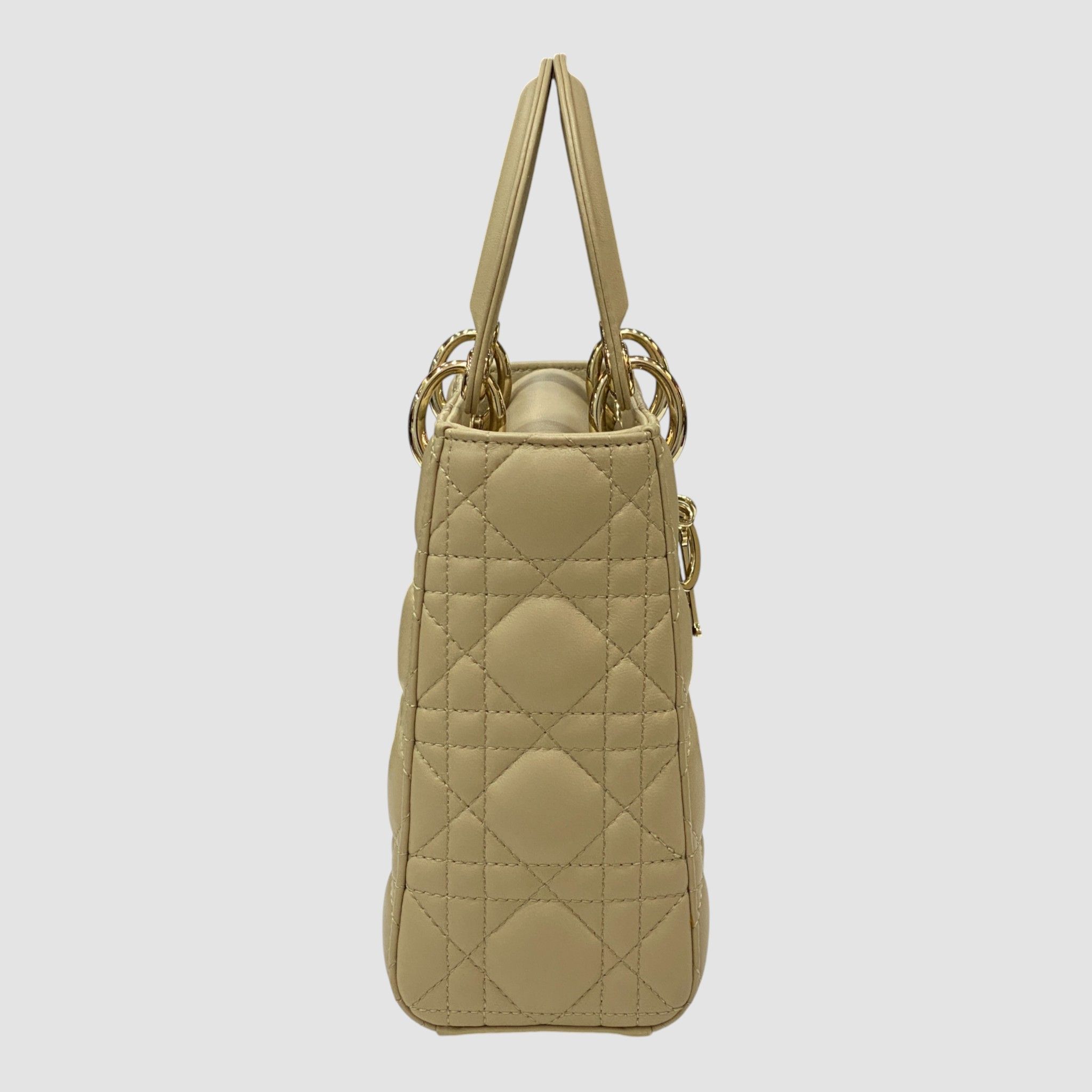 Dior Lady Small Beige Size ONE SIZE - 4 Thumbnail