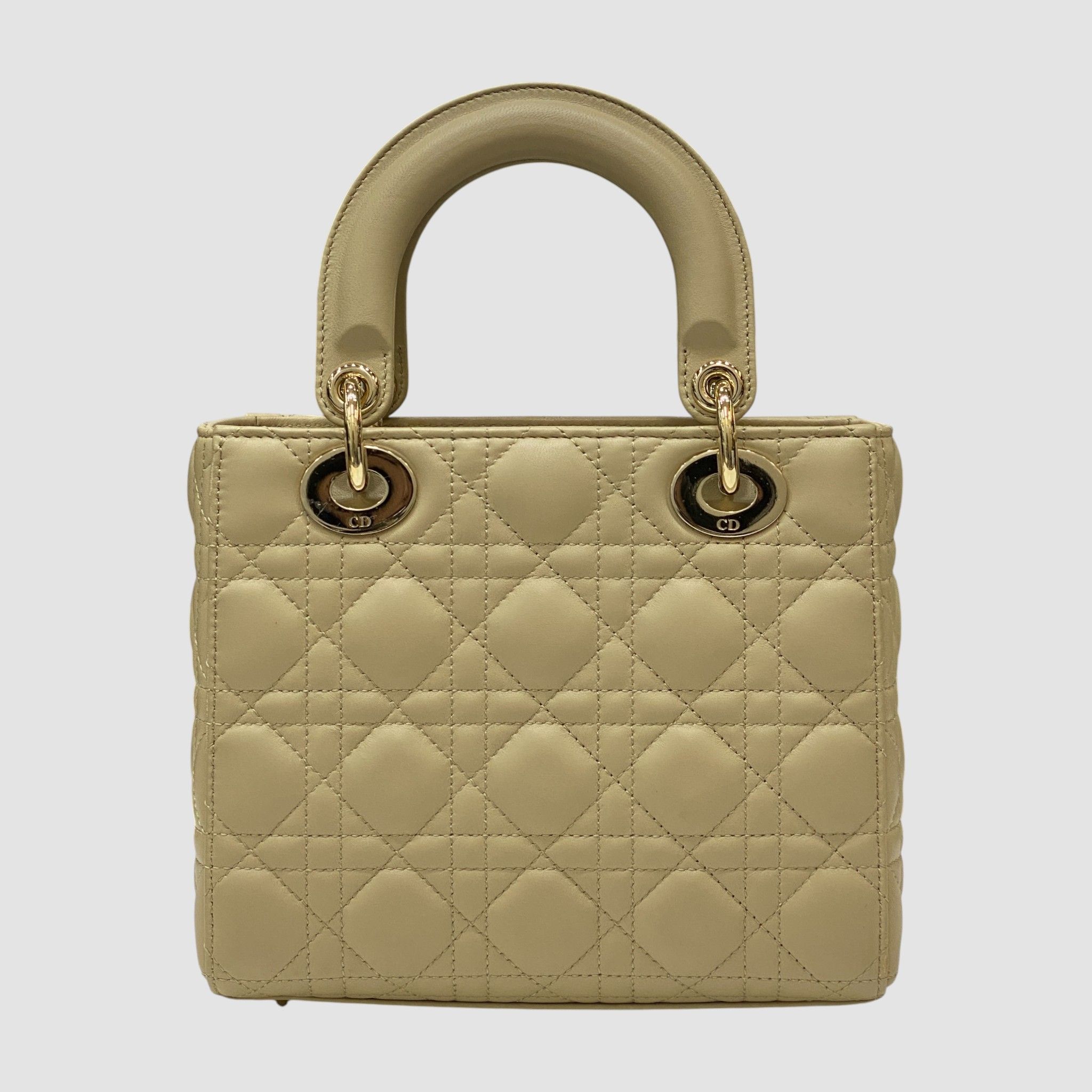 Dior Lady Small Beige Size ONE SIZE - 9 Thumbnail