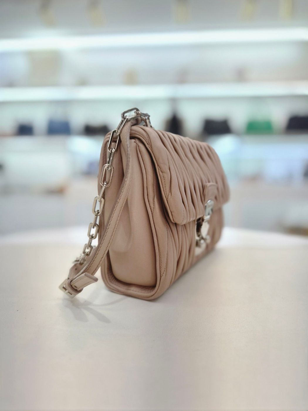 Miu Miu Nappa Chain Shoulder and Crossbody Bag Size ONE SIZE - 6 Thumbnail
