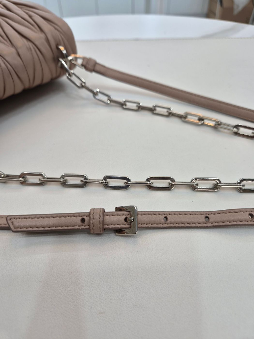 Miu Miu Nappa Chain Shoulder and Crossbody Bag Size ONE SIZE - 22 Thumbnail
