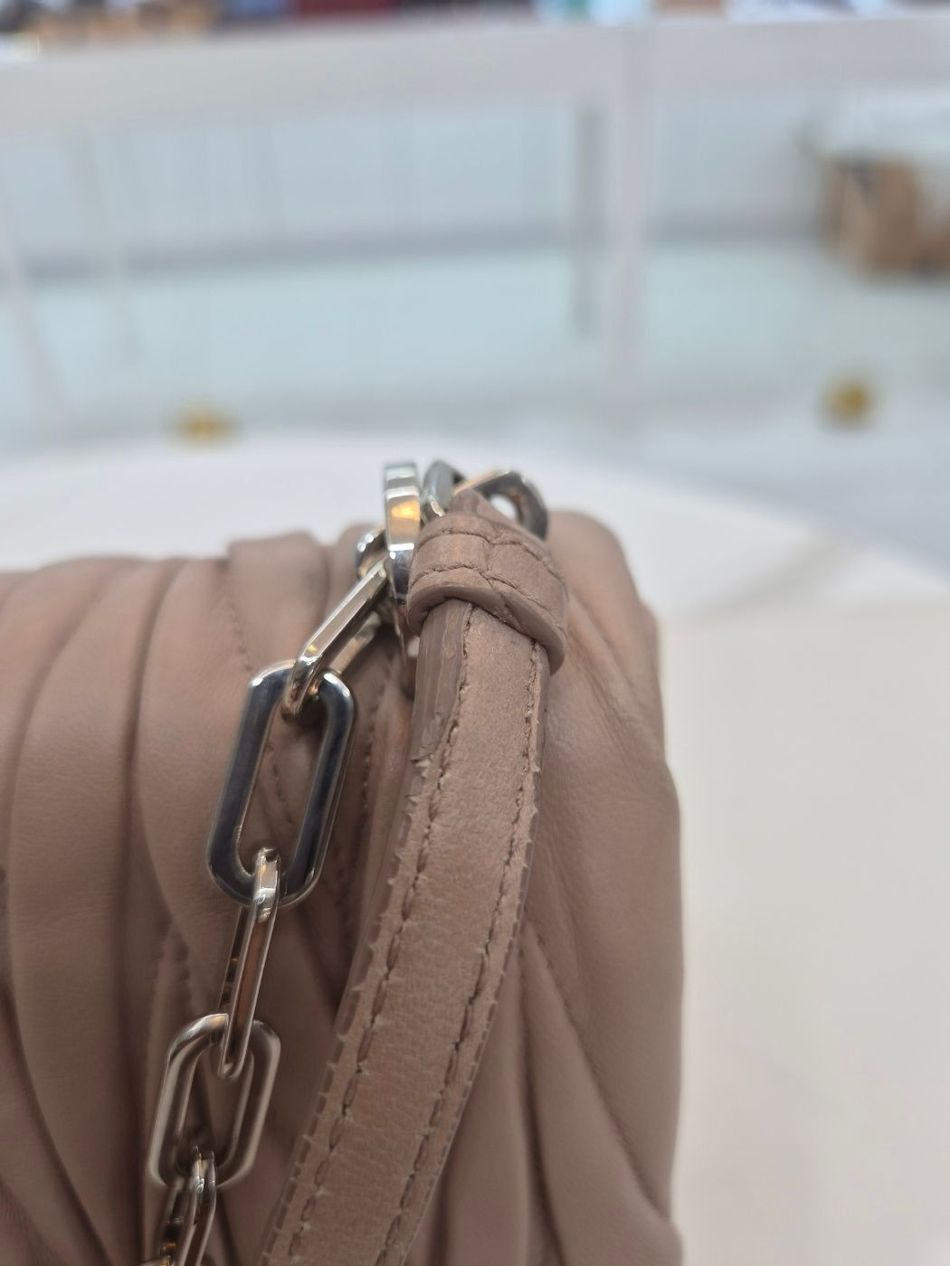 Miu Miu Nappa Chain Shoulder and Crossbody Bag Size ONE SIZE - 20 Thumbnail
