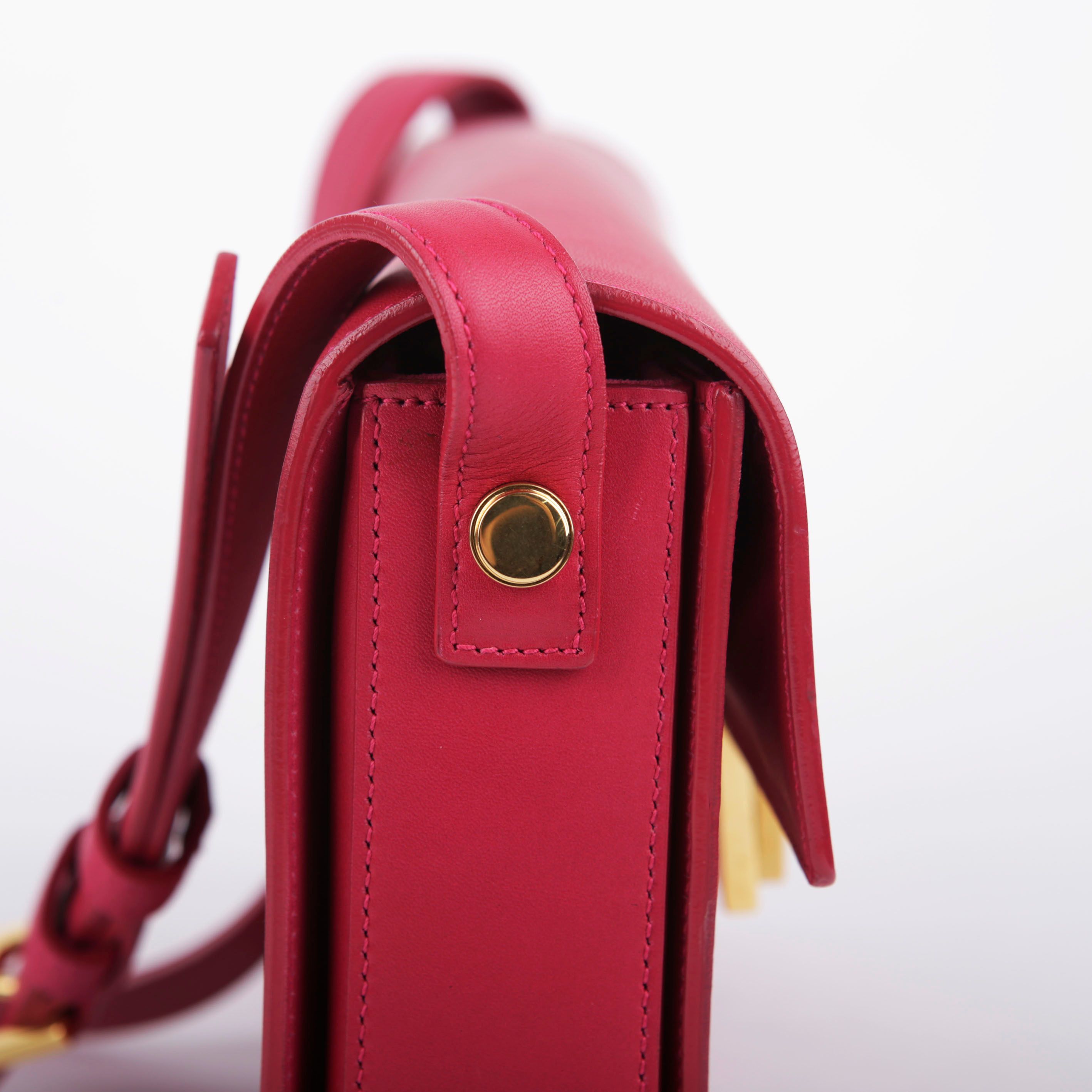 Yves Saint Laurent Pink Leather Sac Loulou Shoulder Bag Size ONE SIZE - 5 Thumbnail