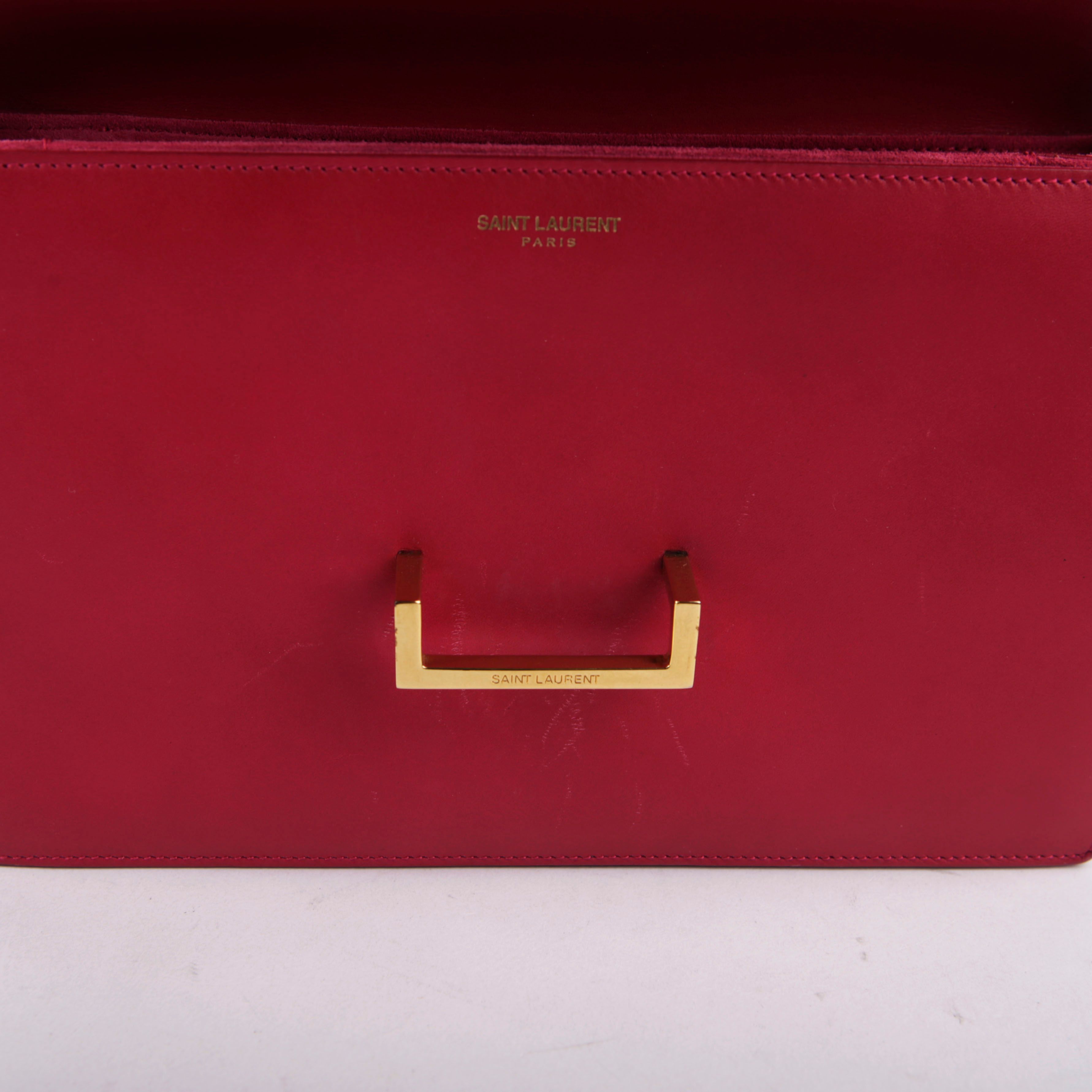 Yves Saint Laurent Pink Leather Sac Loulou Shoulder Bag Size ONE SIZE - 16 Thumbnail