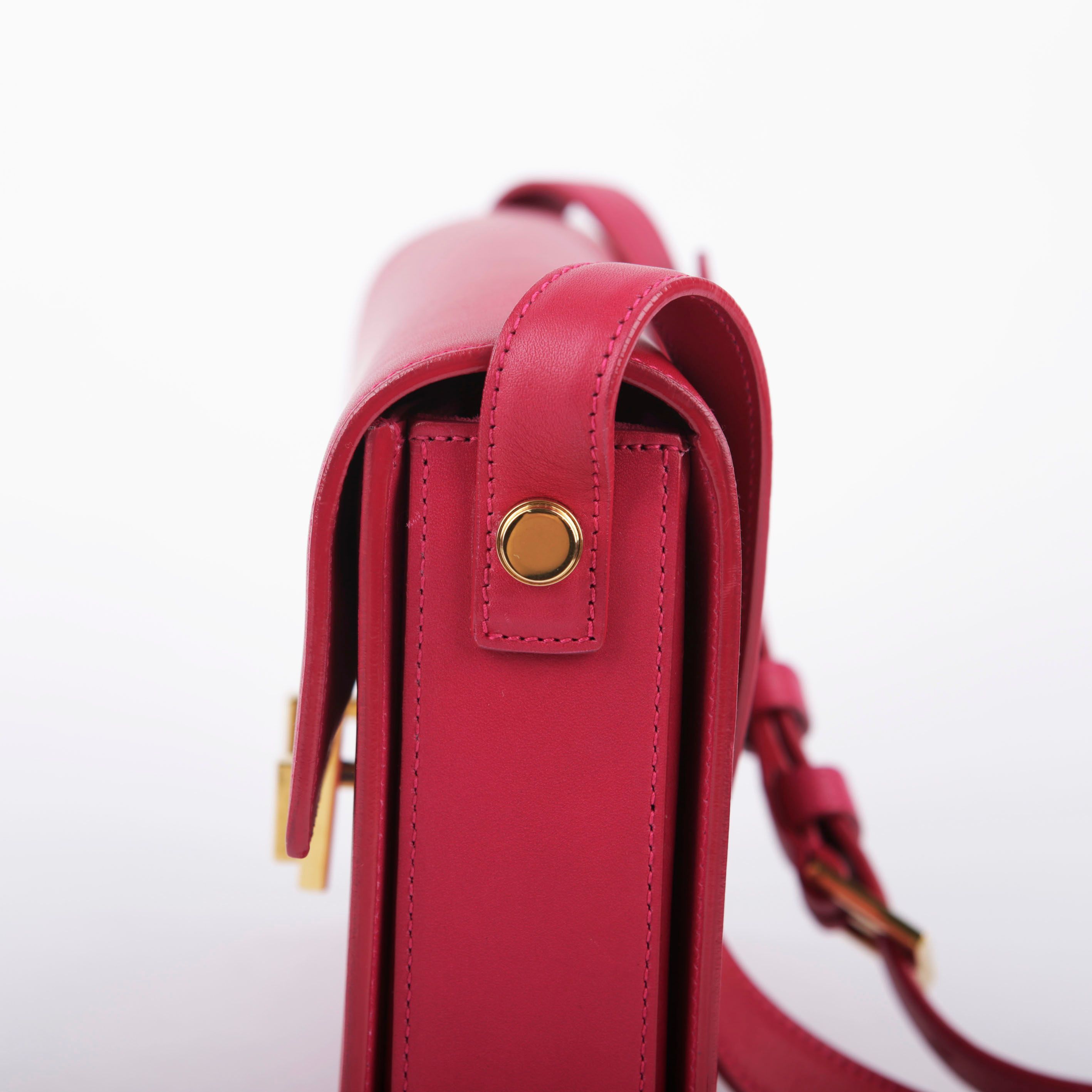 Yves Saint Laurent Pink Leather Sac Loulou Shoulder Bag Size ONE SIZE - 11 Thumbnail