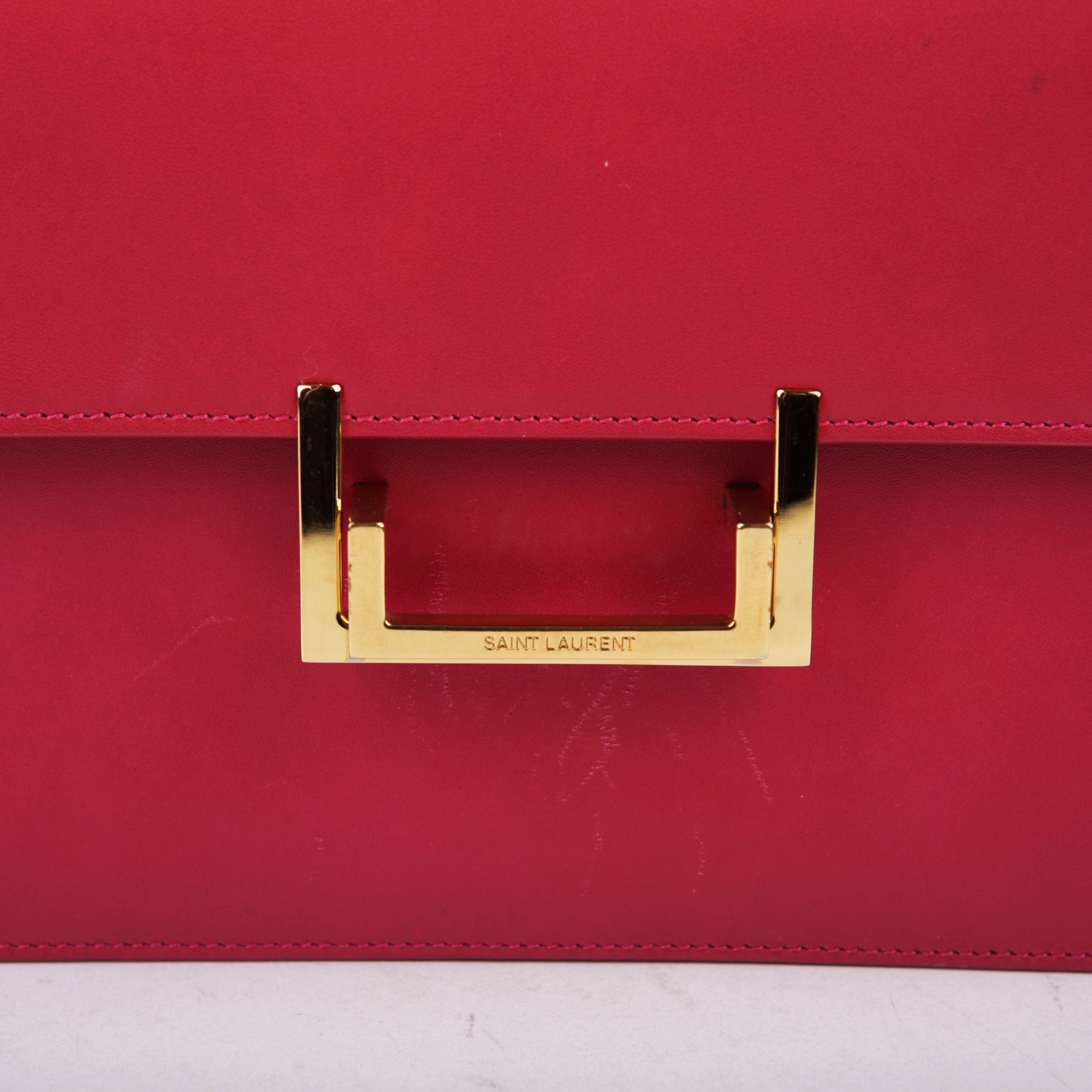 Yves Saint Laurent Pink Leather Sac Loulou Shoulder Bag Size ONE SIZE - 2 Thumbnail