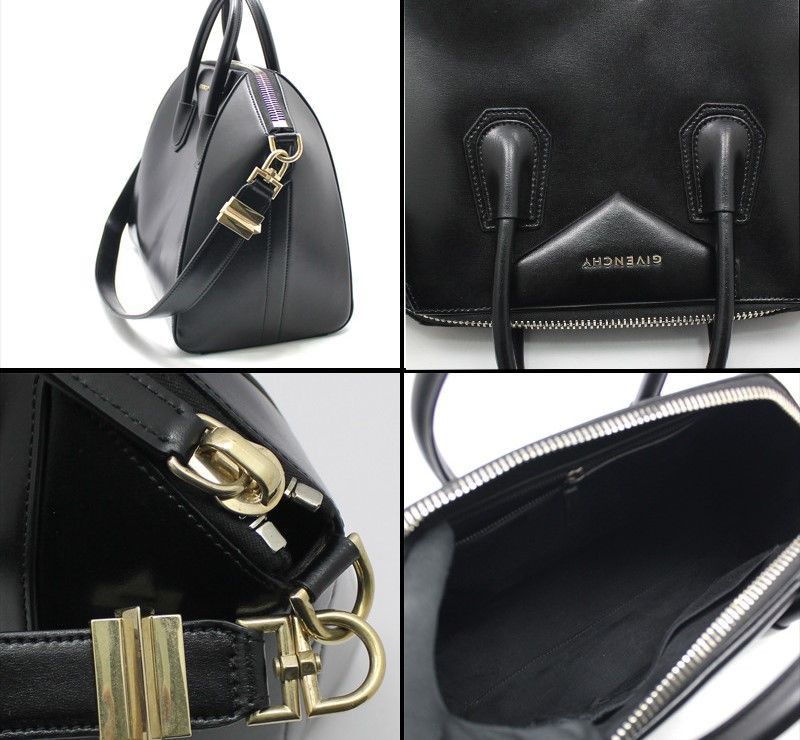 Givenchy Black Glossy Antigona Medium Shoulder Bag Size ONE SIZE - 6 Thumbnail
