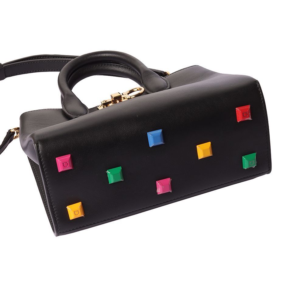Salvatore Ferragamo Rainbow Studio Box Bag Mini Size ONE SIZE - 4 Thumbnail