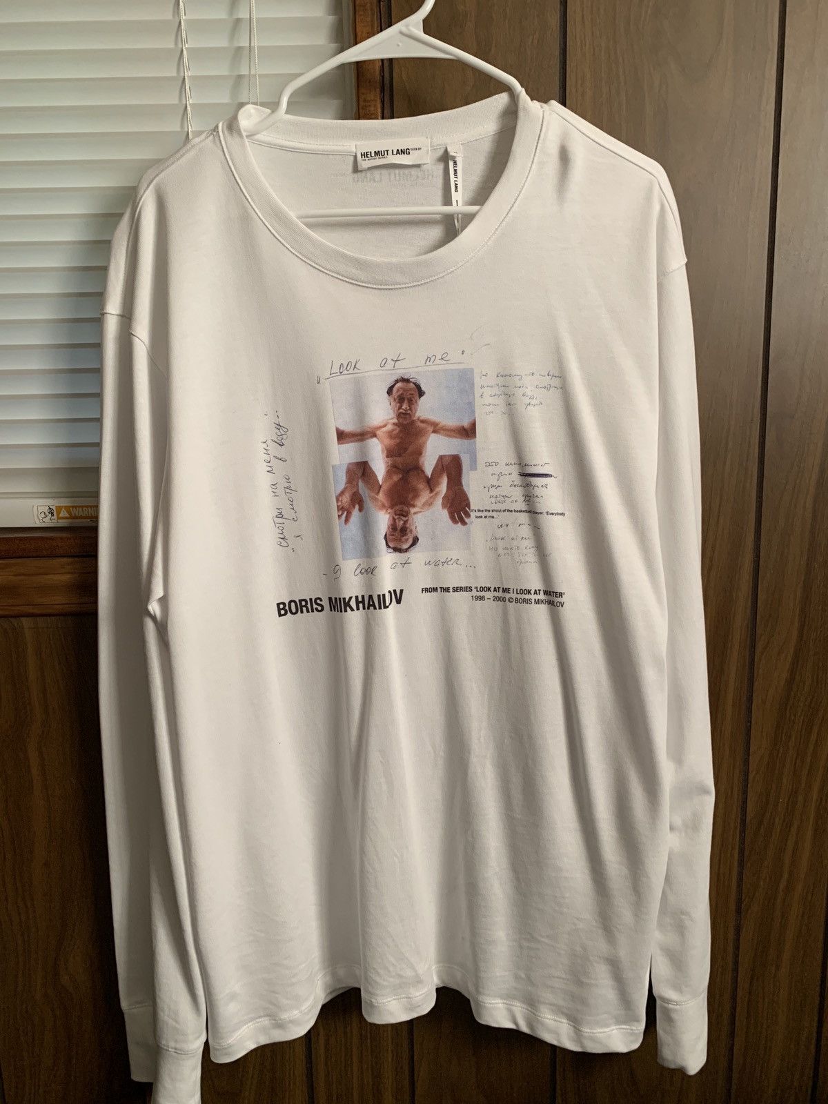 Helmut Lang Artist Series Walter Pfeiffer Helmut Lang Longsleeve