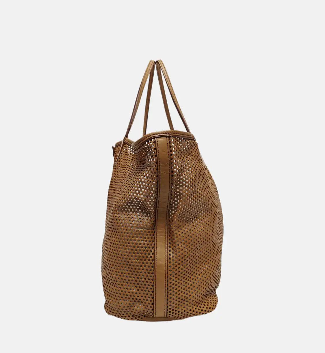 Givenchy GIVENCHY Antigona brown leather cutout handbag silver hardware sub-pocket Size ONE SIZE - 2 Thumbnail