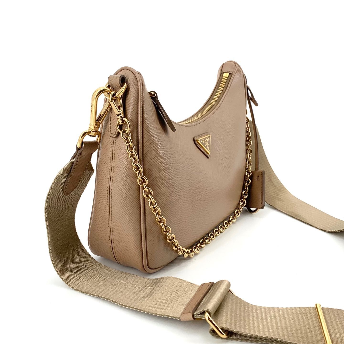 Prada Saffiano Multi Hobo Bag Crossbody Size ONE SIZE - 5 Thumbnail