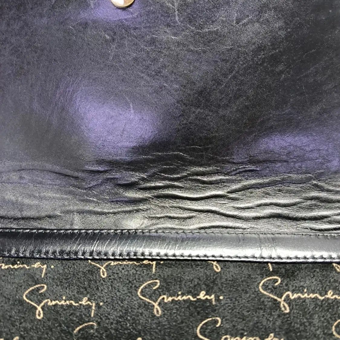 Givenchy GIVENCHY tote bag black suede print shoulder bag gold hardware Size ONE SIZE - 8 Thumbnail